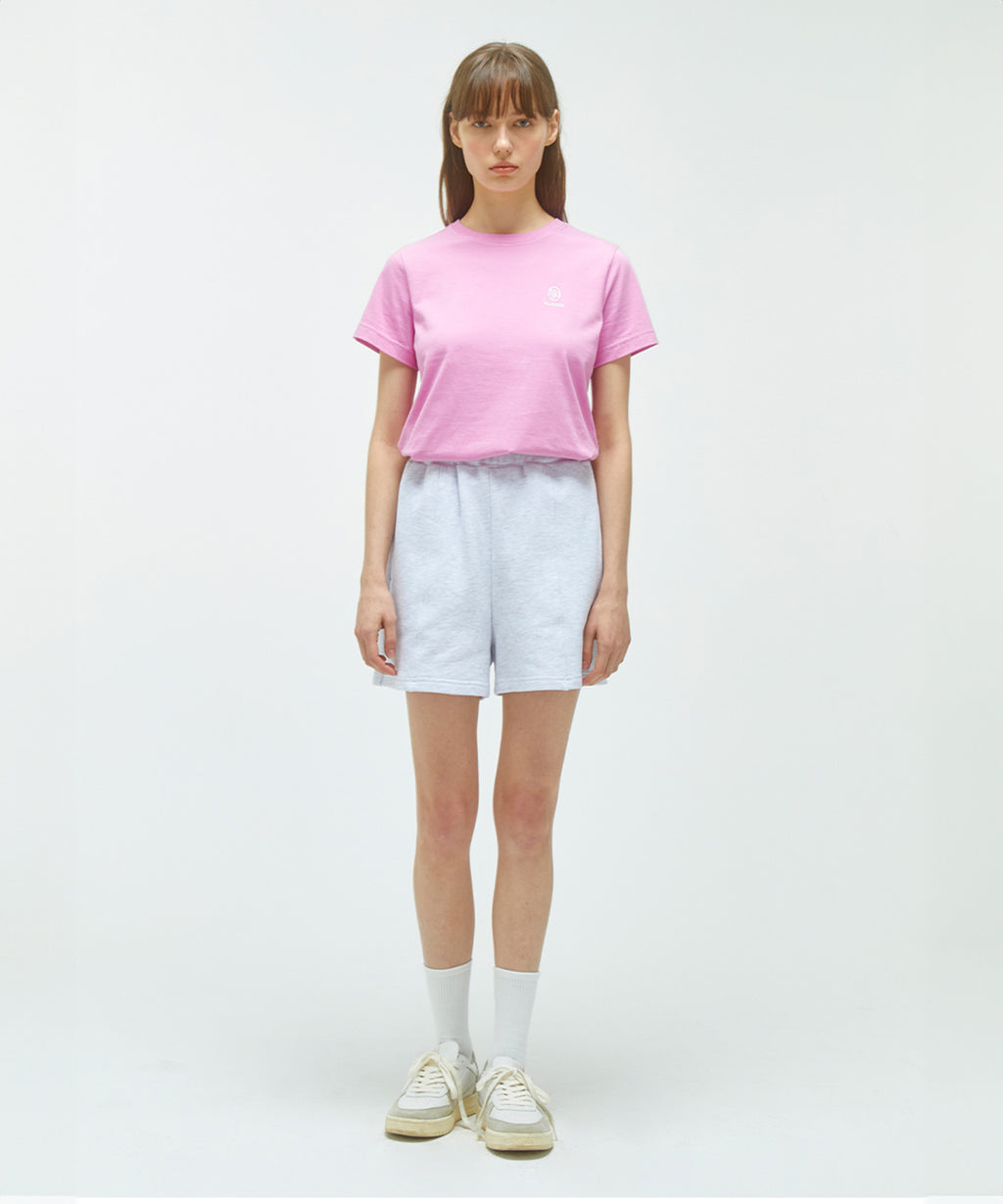 Marithe & Francois Girbaud - Embroidery Logo Tee (Pink) product image 2 | TRAB K-Fashion Australia