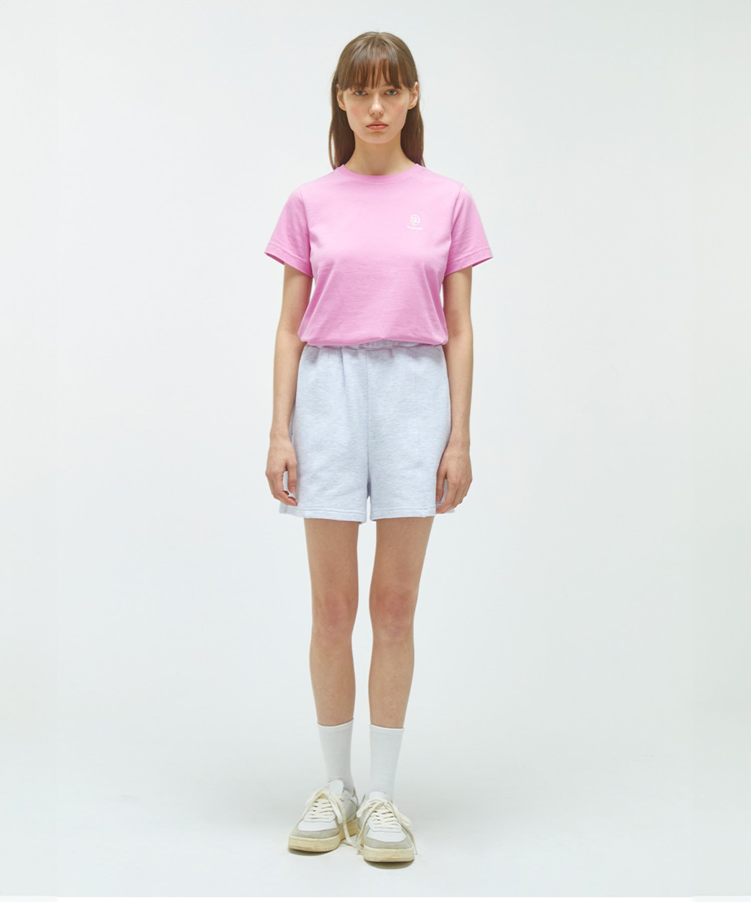 Marithe & Francois Girbaud - Embroidery Logo Tee (Pink) product image 2 | TRAB K-Fashion Australia