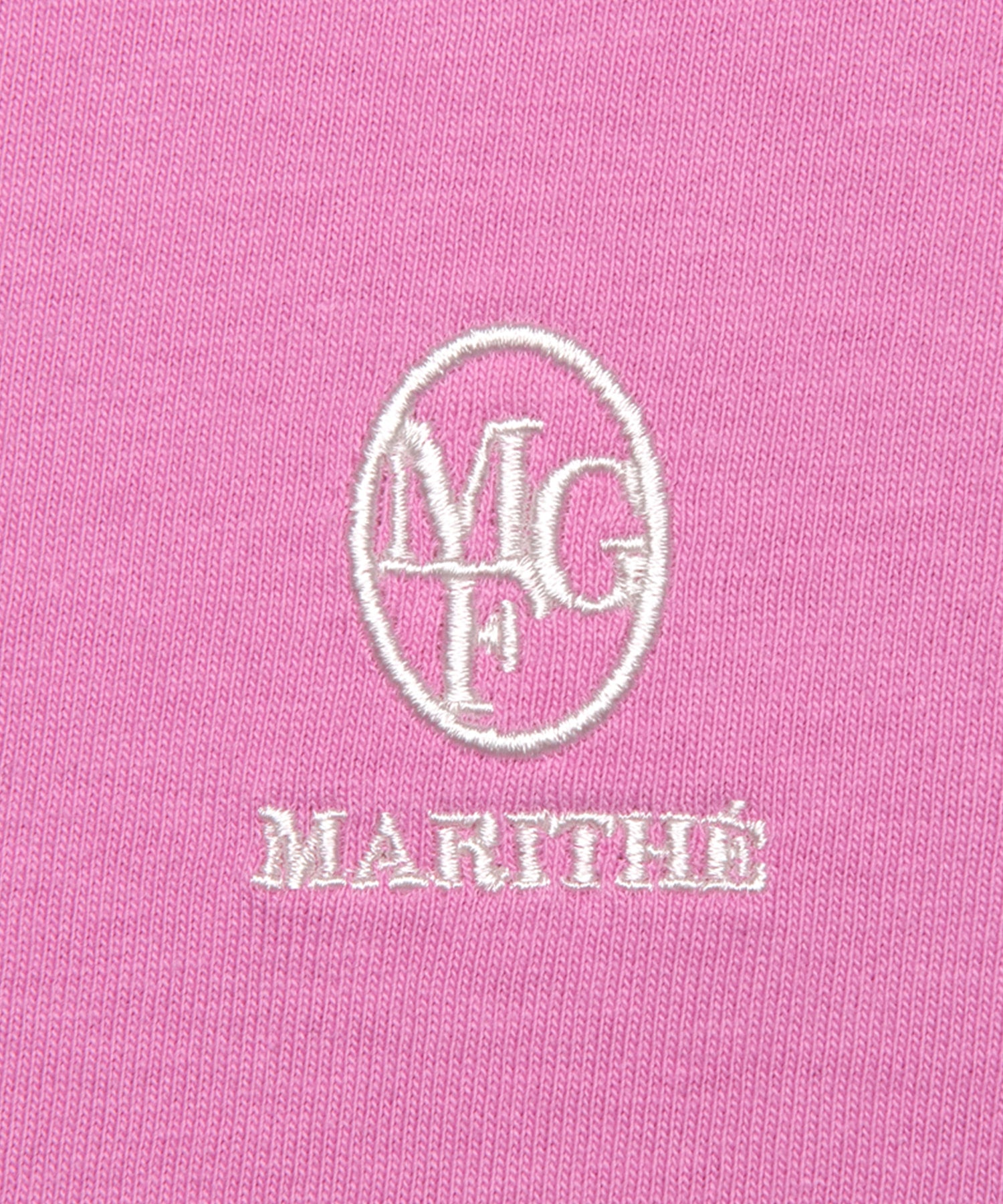 Marithe & Francois Girbaud - Embroidery Logo Tee (Pink) product image 8 | TRAB K-Fashion Australia