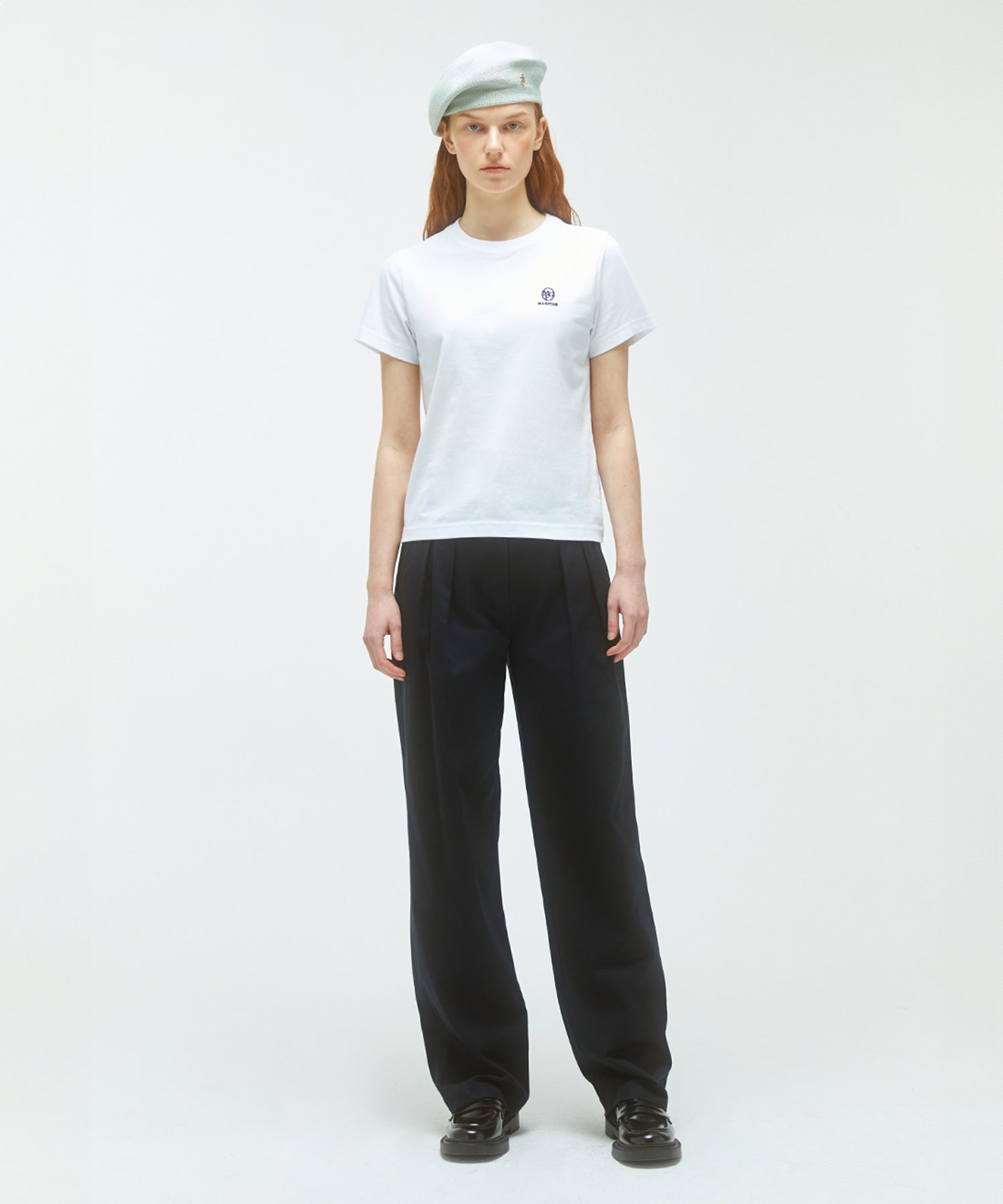 Marithe & Francois Girbaud - Embroidery Logo Tee (White) product image 2 | TRAB K-Fashion Australia