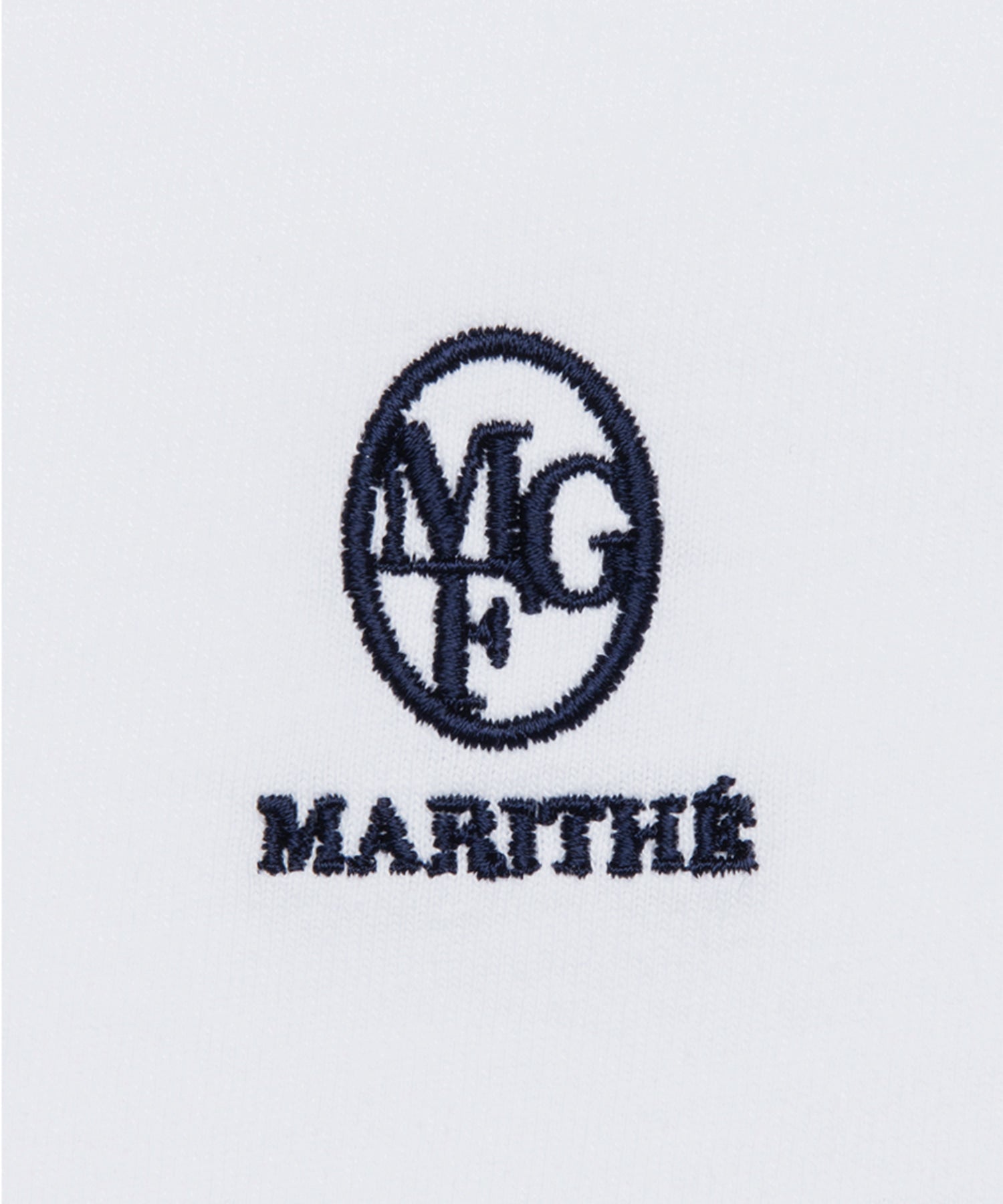 Marithe & Francois Girbaud - Embroidery Logo Tee (White) product image 8 | TRAB K-Fashion Australia