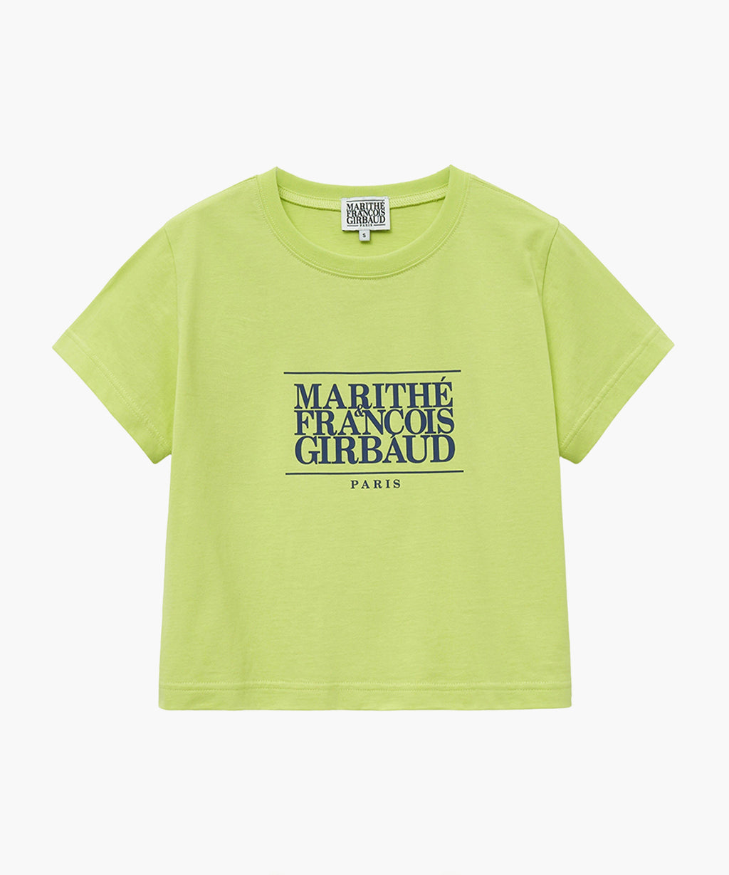 Marithe & Francois Girbaud - Classic Logo Crop Tee (Light Olive) product image 5 | TRAB K-Fashion Australia
