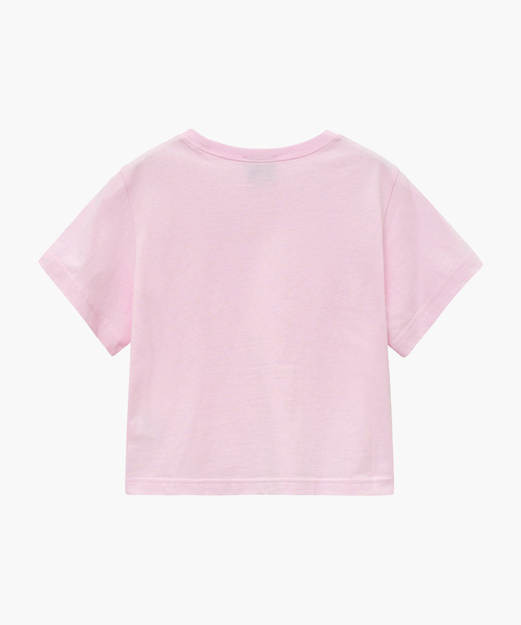 Marithe & Francois Girbaud - Classic Logo Crop Tee (Light Pink) product image 7 | TRAB K-Fashion Australia