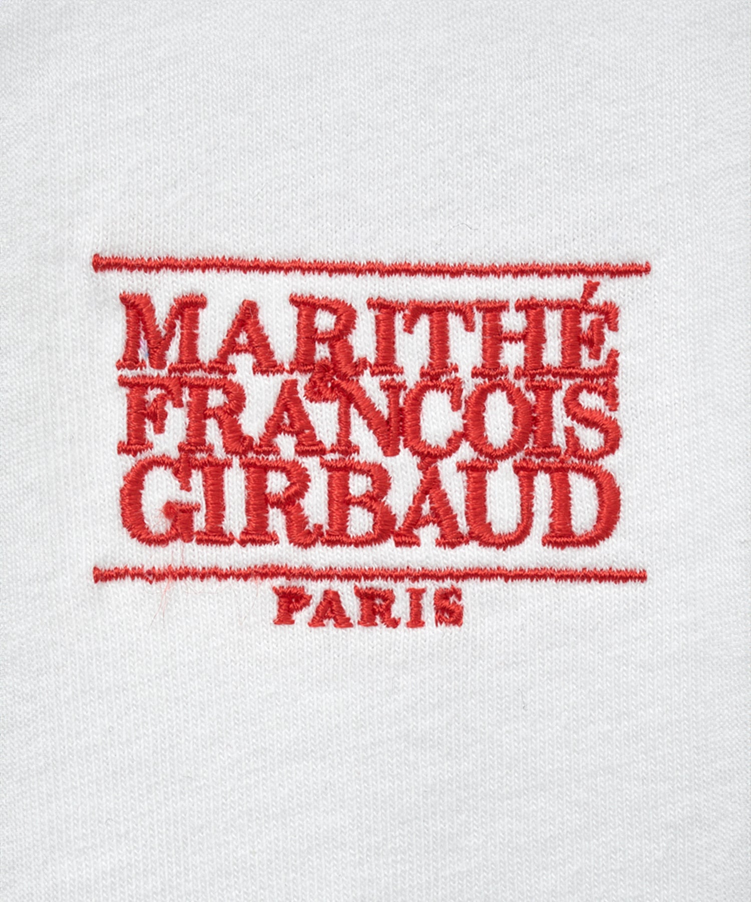 Marithe & Francois Girbaud - Classic Logo Ringer Tee (White/Red) product image 10 | TRAB K-Fashion Australia
