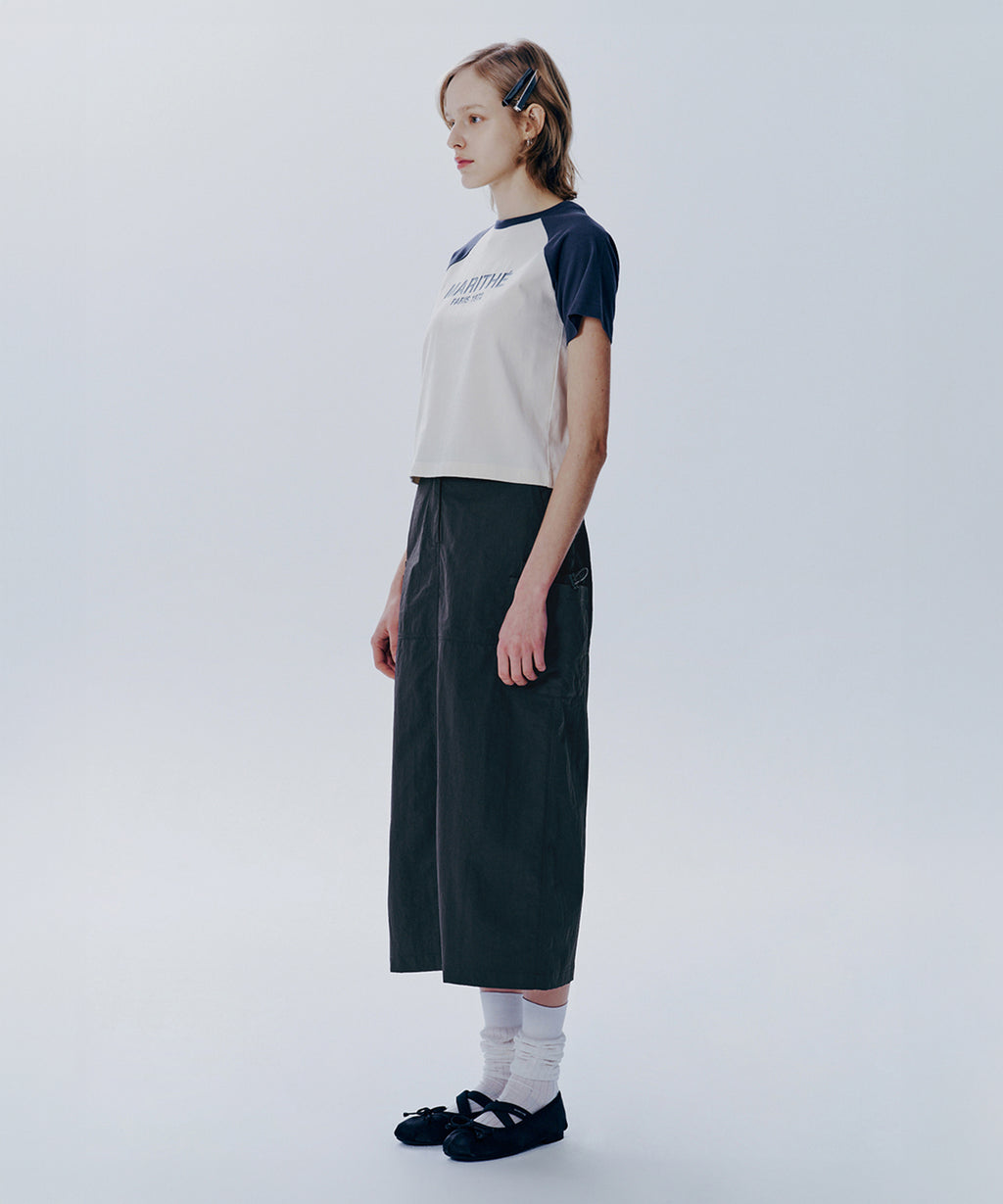 Marithe & Francois Girbaud - Raglan Regular Logo Tee (Navy) product image 3 | TRAB K-Fashion Australia