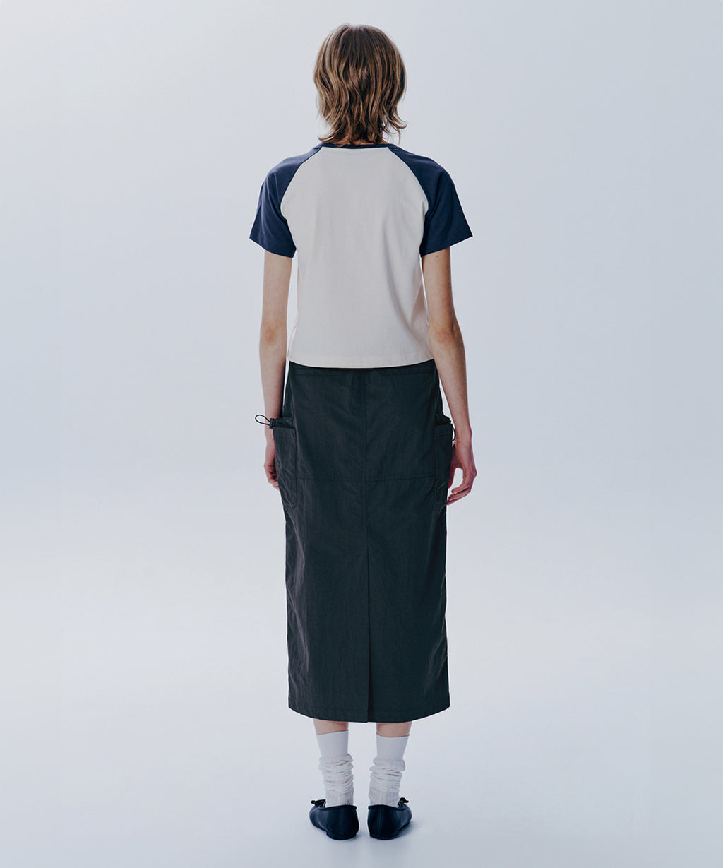 Marithe & Francois Girbaud - Raglan Regular Logo Tee (Navy) product image 4 | TRAB K-Fashion Australia