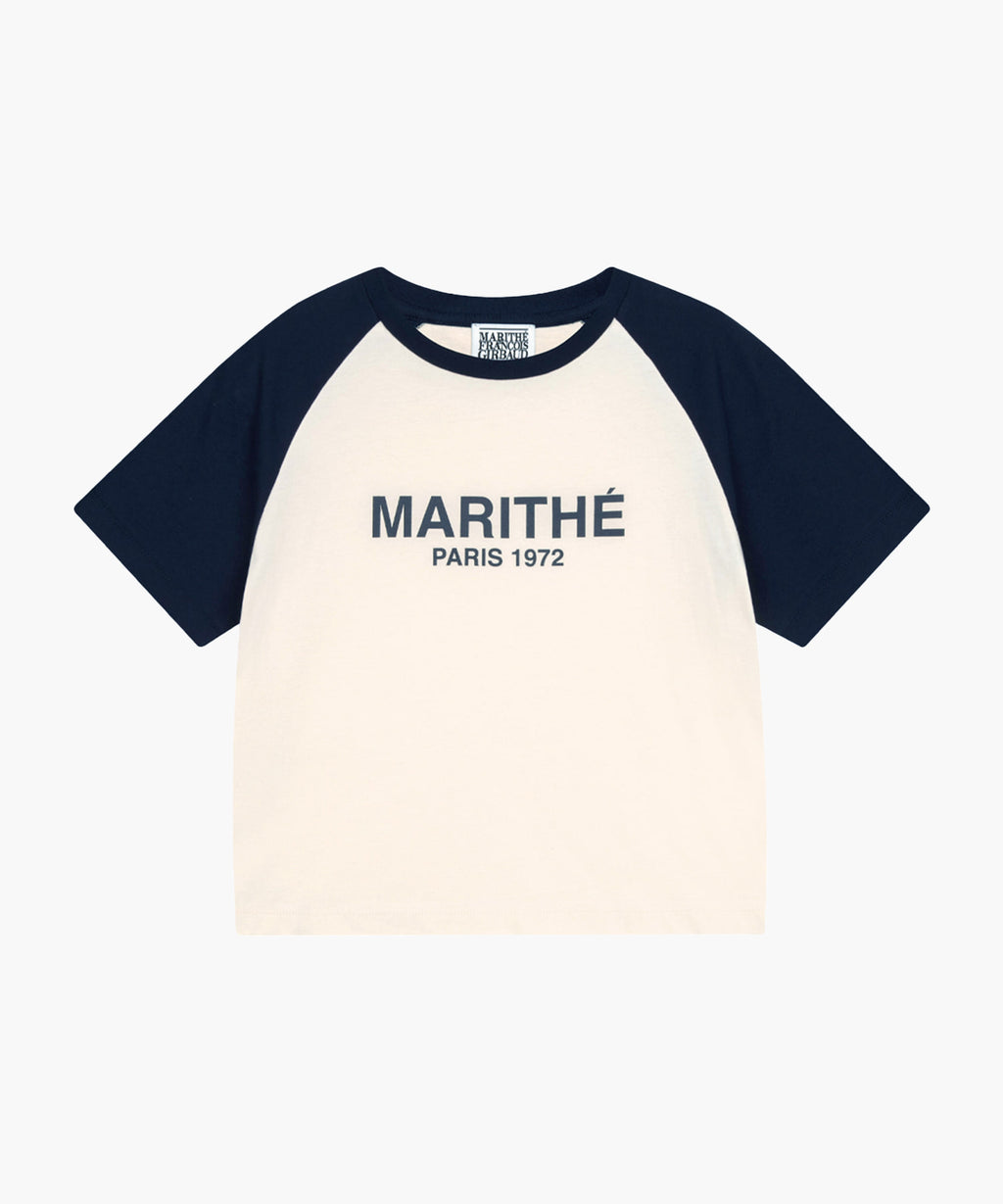 Marithe & Francois Girbaud - Raglan Regular Logo Tee (Navy) product image 5 | TRAB K-Fashion Australia