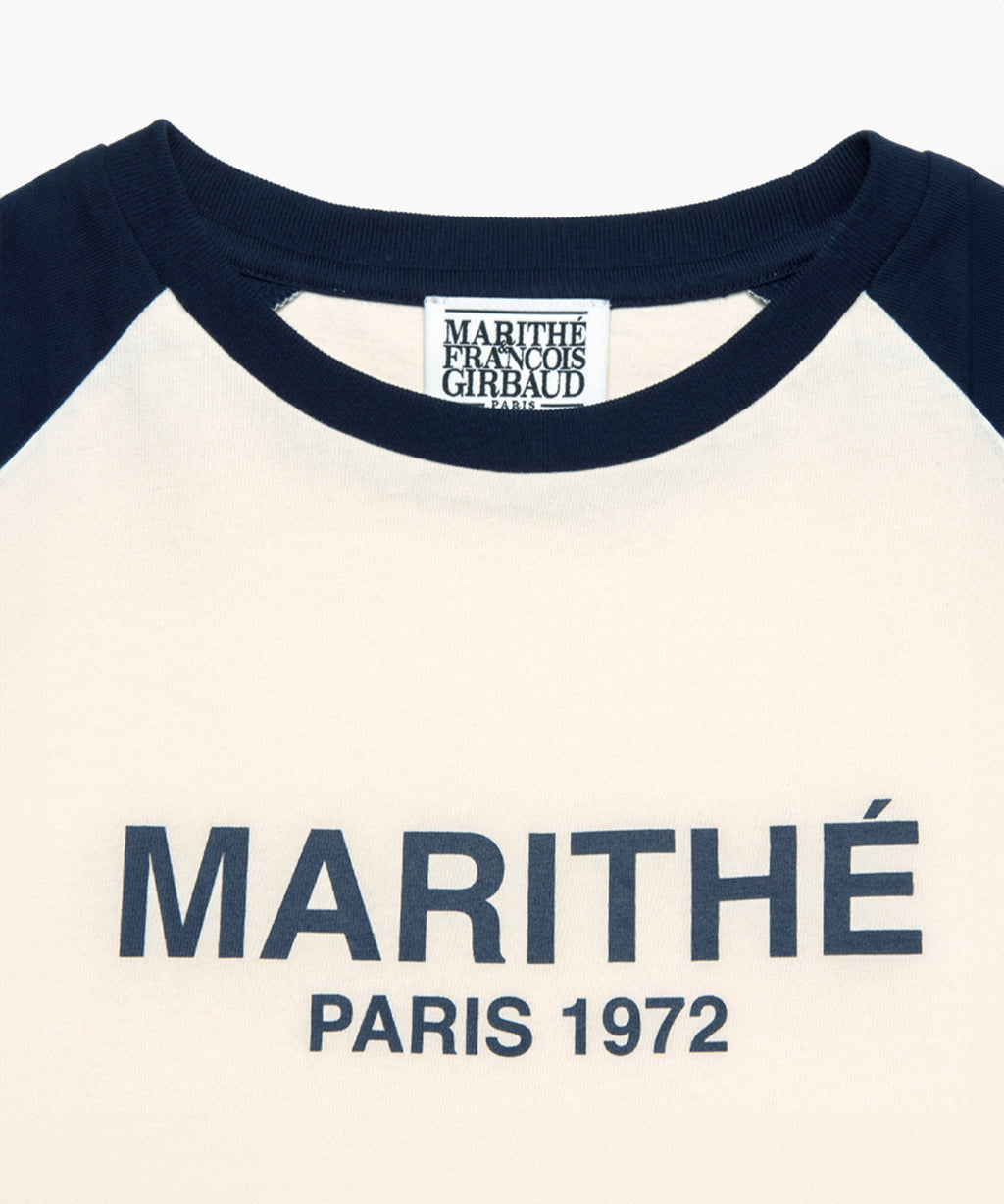 Marithe & Francois Girbaud - Raglan Regular Logo Tee (Navy) product image 7 | TRAB K-Fashion Australia