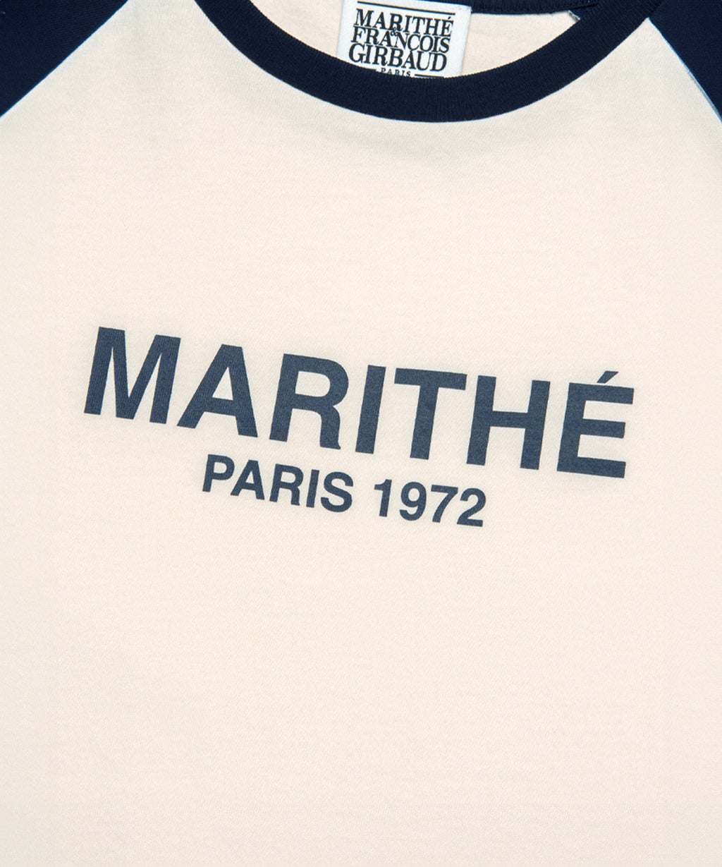 Marithe & Francois Girbaud - Raglan Regular Logo Tee (Navy) product image 9 | TRAB K-Fashion Australia
