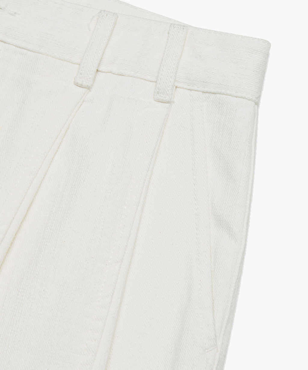 Marithe & Francois Girbaud - Tuck Wide Denim Pants (Ivory) product image 10 | TRAB K-Fashion Australia