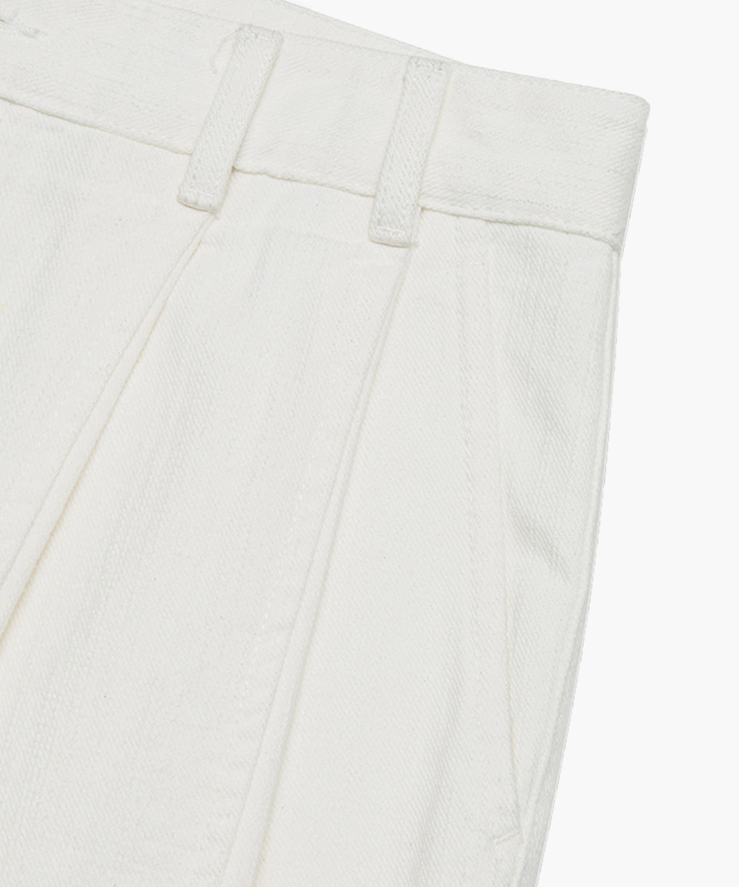 Marithe & Francois Girbaud - Tuck Wide Denim Pants (Ivory) product image 10 | TRAB K-Fashion Australia