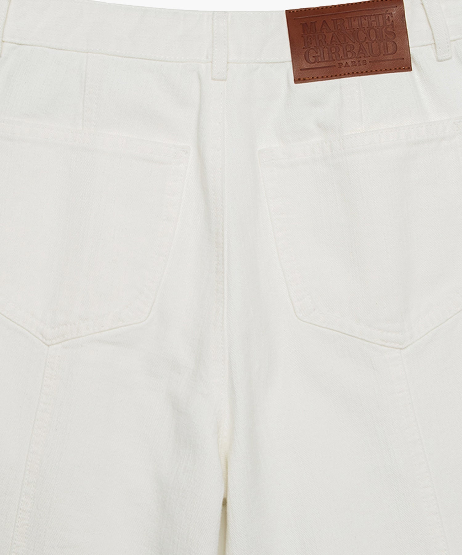 Marithe & Francois Girbaud - Tuck Wide Denim Pants (Ivory) product image 11 | TRAB K-Fashion Australia