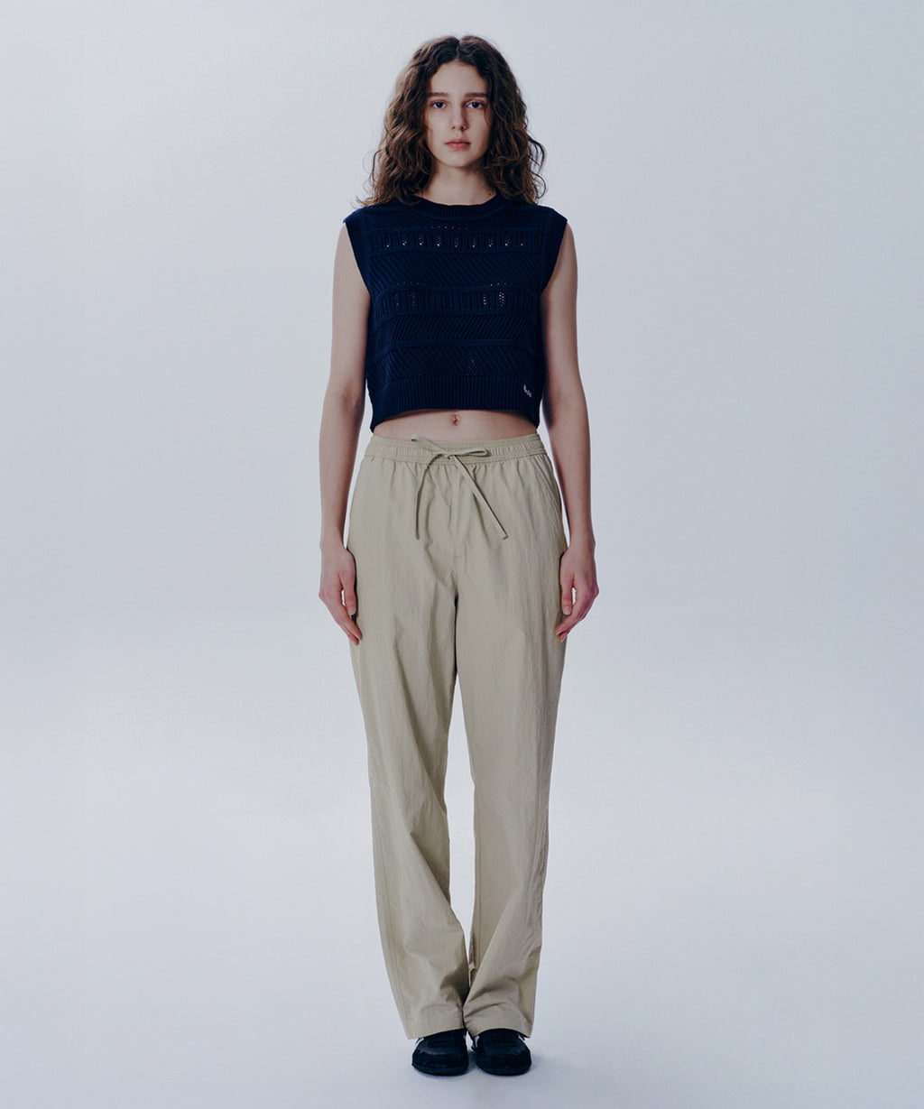 Marithe & Francois Girbaud - Crochet Knit Vest (Dark Navy) product image 2 | TRAB K-Fashion Australia