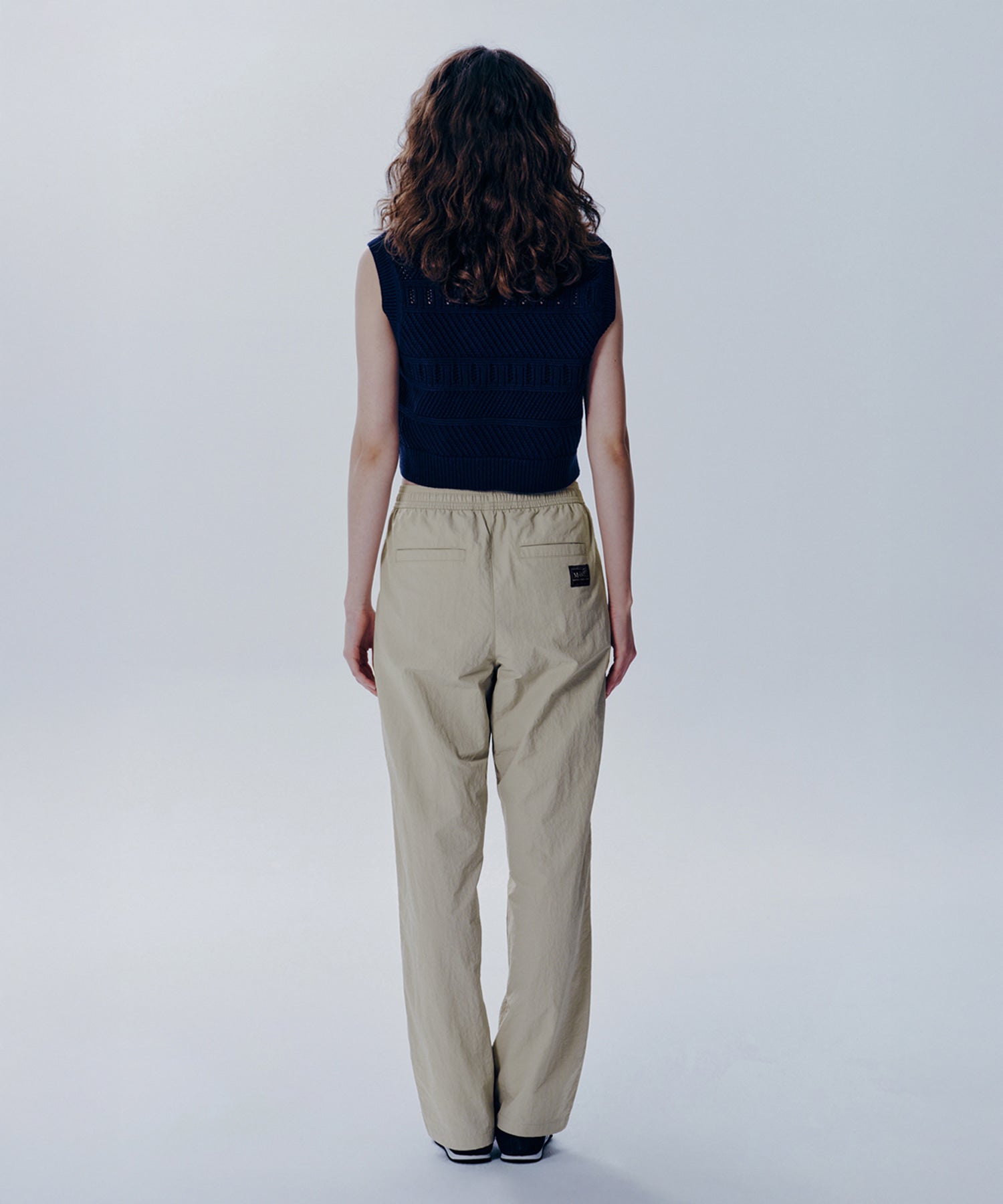 Marithe & Francois Girbaud - Crochet Knit Vest (Dark Navy) product image 4 | TRAB K-Fashion Australia