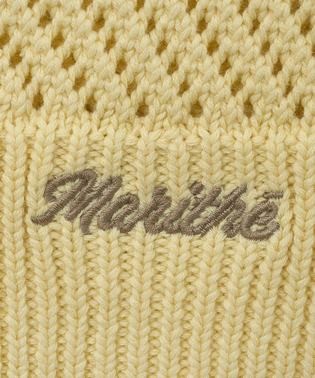 Marithe & Francois Girbaud - Crochet Knit Vest (Light Yellow) product image 9 | TRAB K-Fashion Australia