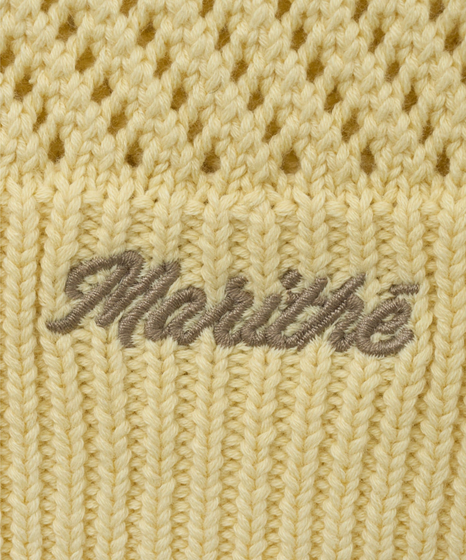 Marithe & Francois Girbaud - Crochet Knit Vest (Light Yellow) product image 9 | TRAB K-Fashion Australia