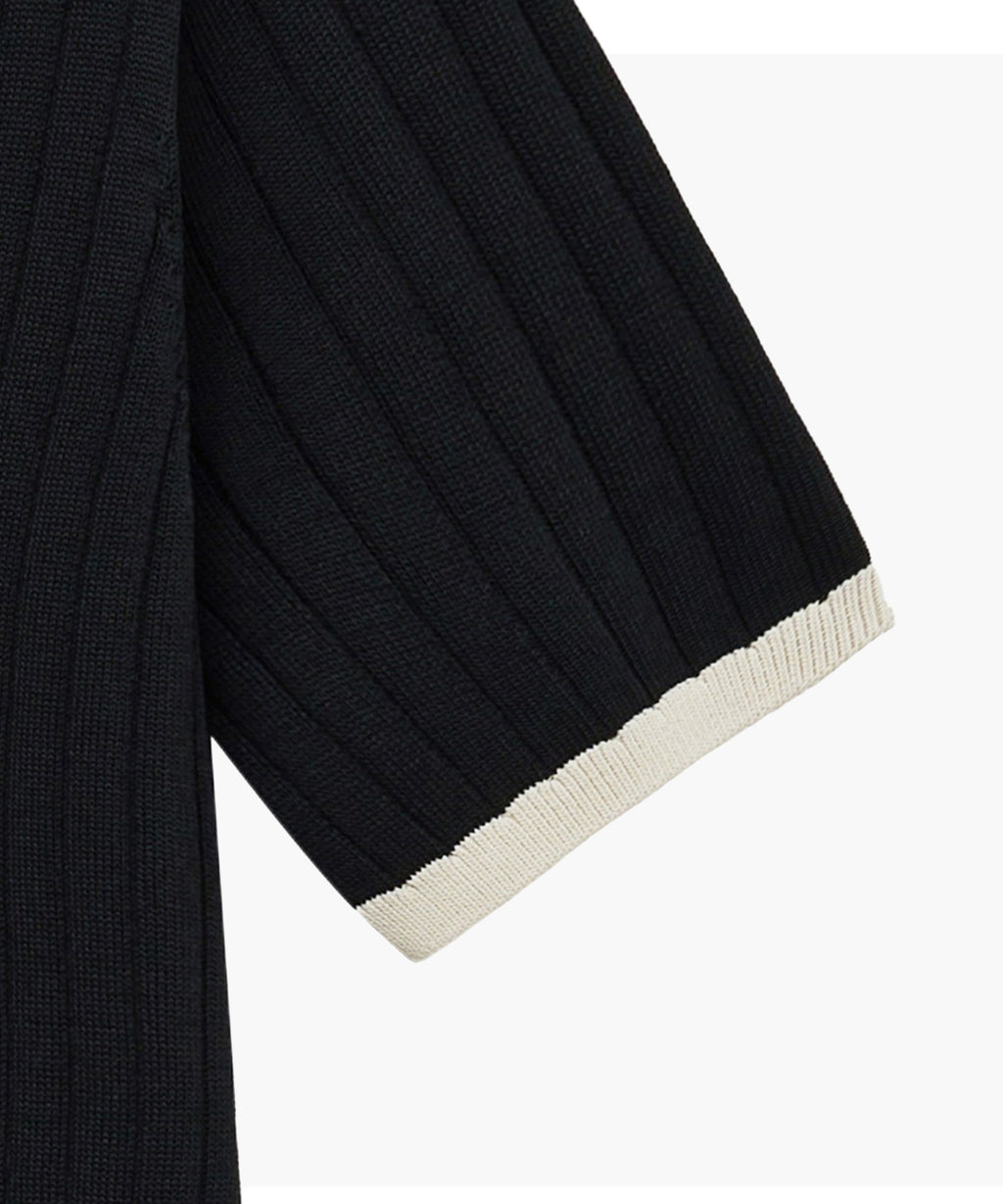 Marithe & Francois Girbaud - Emblem Wappen Half Sleeve Knit (Black) product image 8 | TRAB K-Fashion Australia