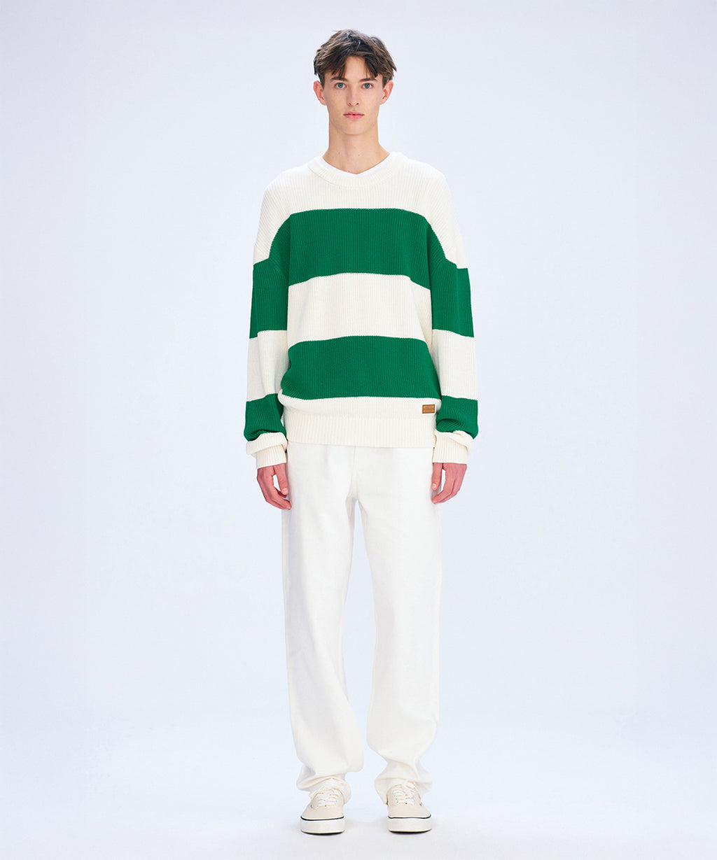 Marithe & Francois Girbaud - Loose Fit Bold Knit (Green) product image 2 | TRAB K-Fashion Australia