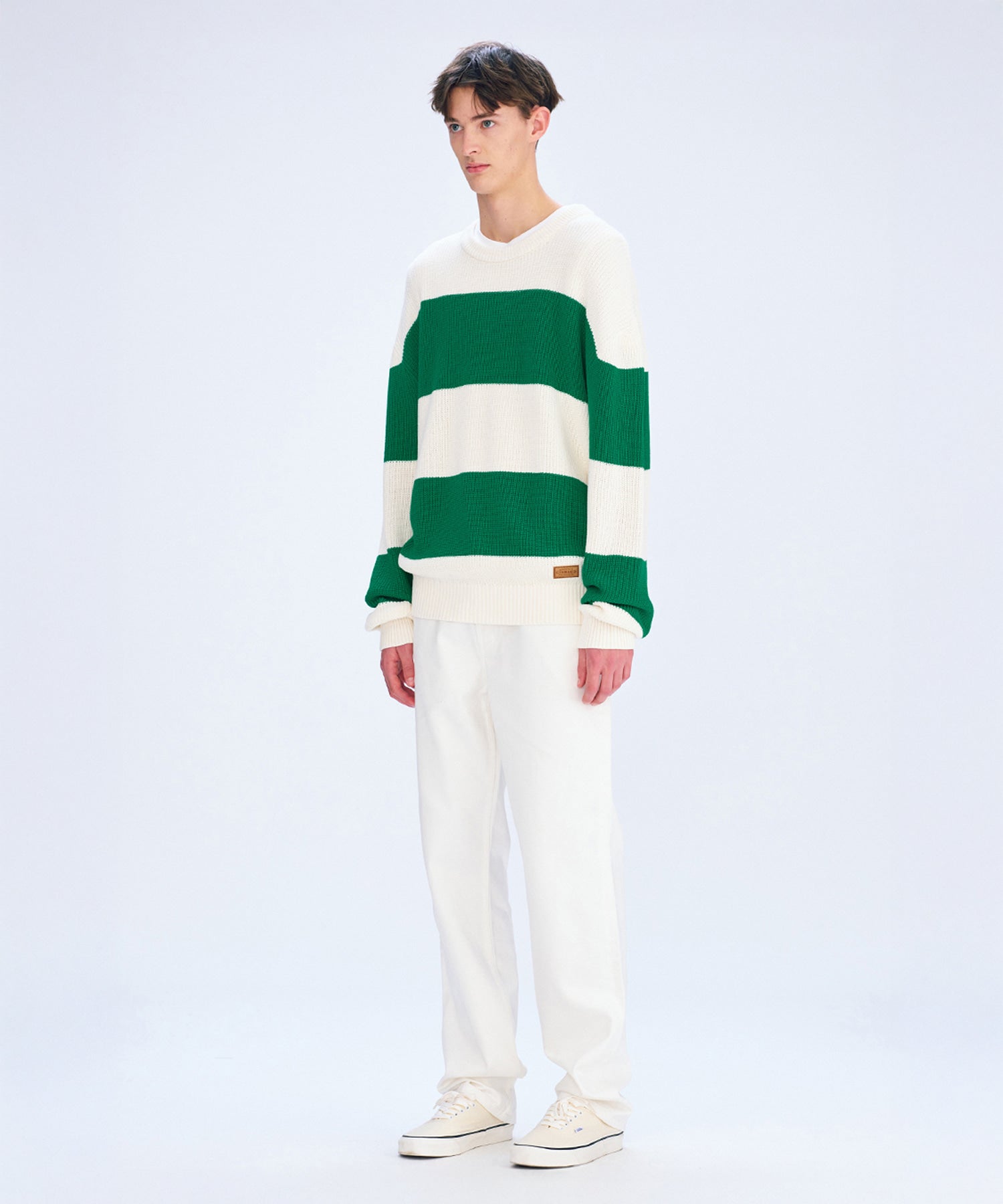 Marithe & Francois Girbaud - Loose Fit Bold Knit (Green) product image 3 | TRAB K-Fashion Australia
