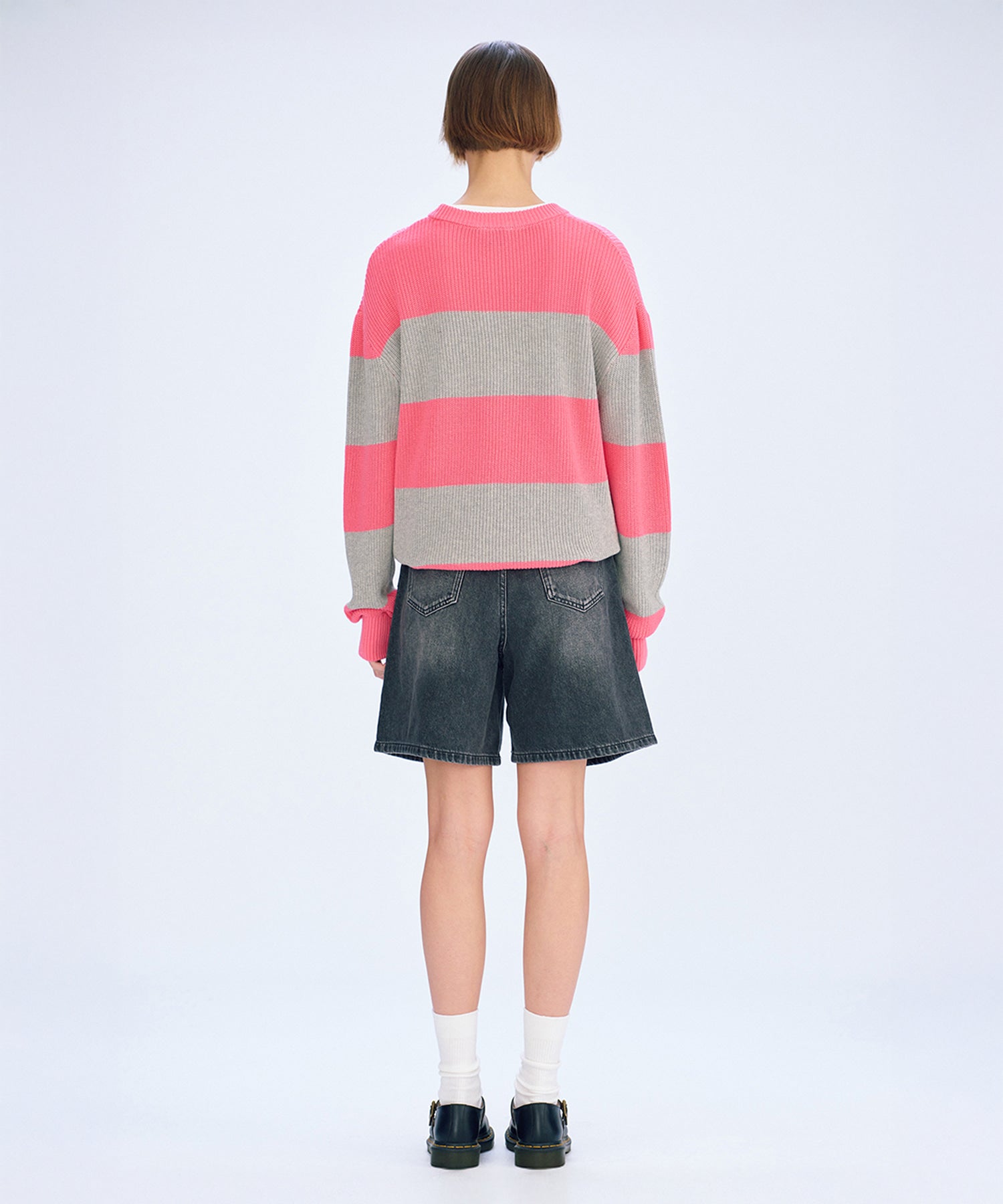 Marithe & Francois Girbaud - Loose Fit Bold Knit (Pink) product image 4 | TRAB K-Fashion Australia