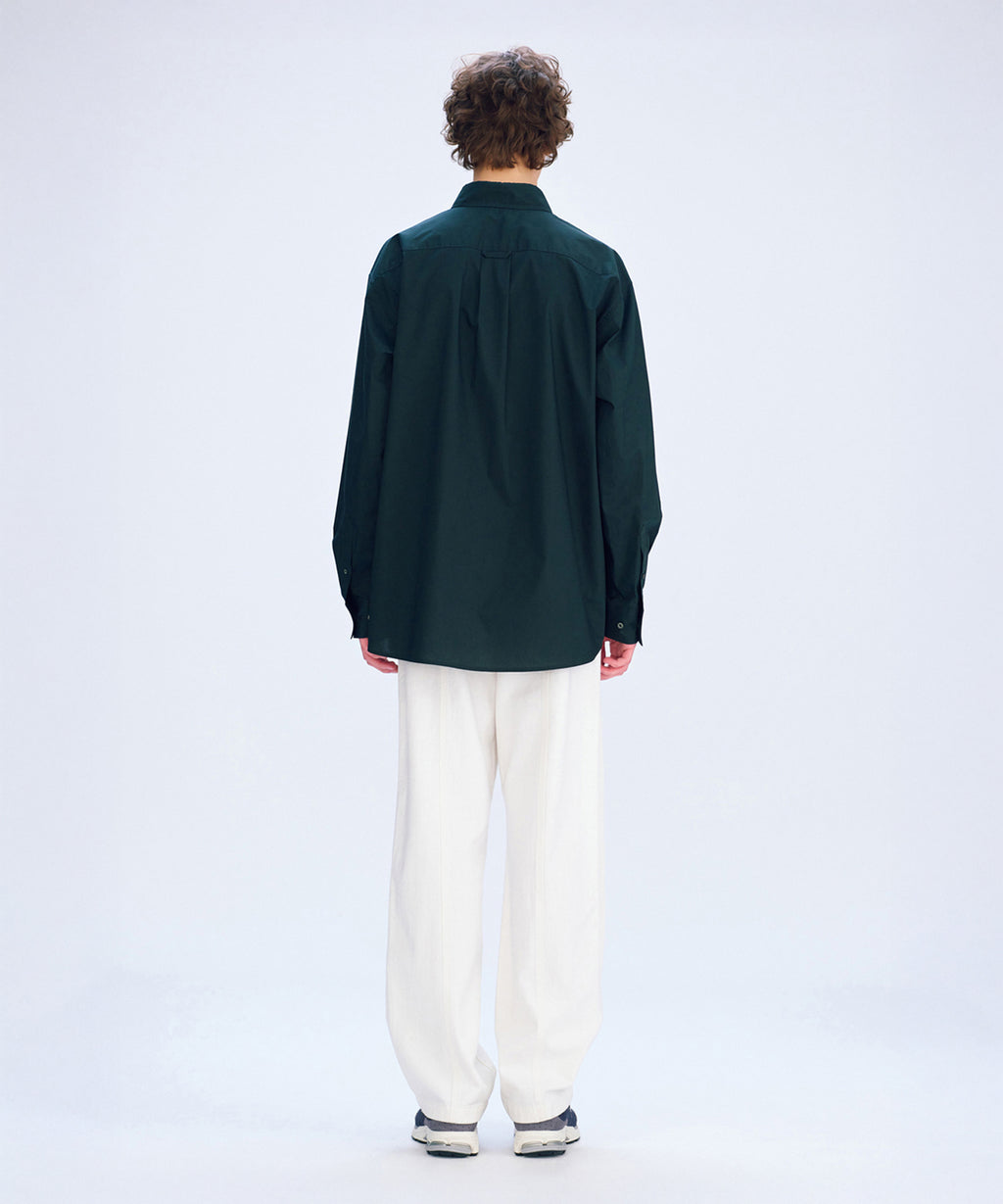 Marithe & Francois Girbaud - Overfit Emblem Shirt (Charcoal) product image 4 | TRAB K-Fashion Australia
