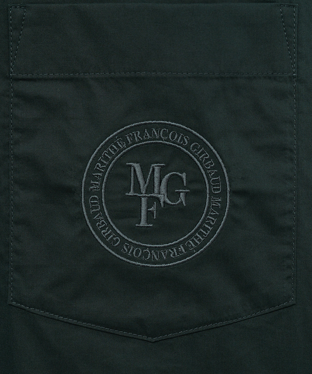 Marithe & Francois Girbaud - Overfit Emblem Crop Shirt (Charcoal) product image 9 | TRAB K-Fashion Australia