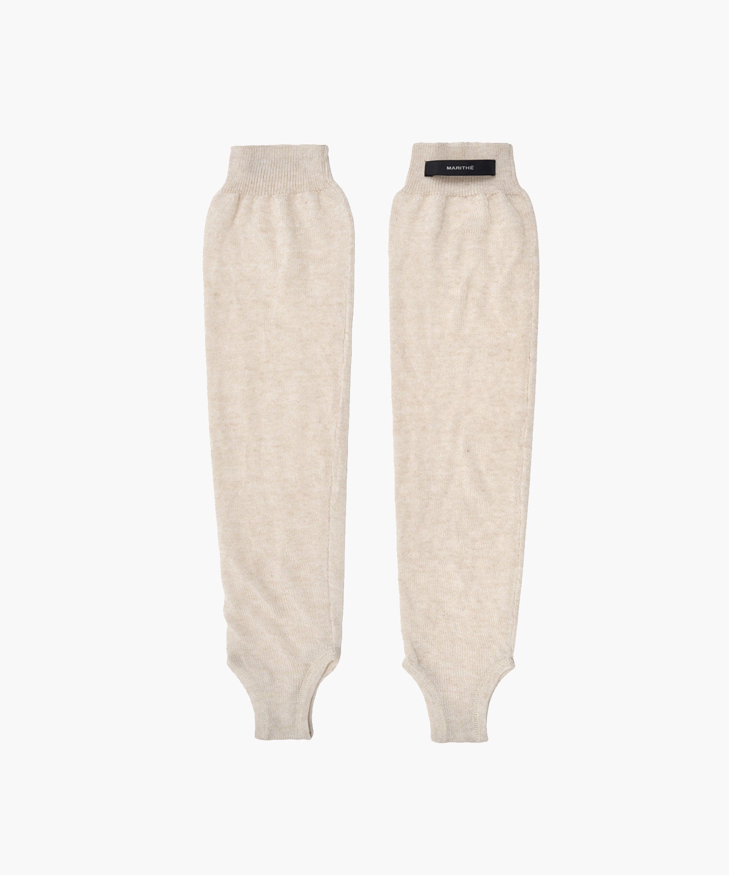 Marithe & Francois Girbaud - Sheer Leg Warmer (Beige) product image 1 | TRAB K-Fashion Australia