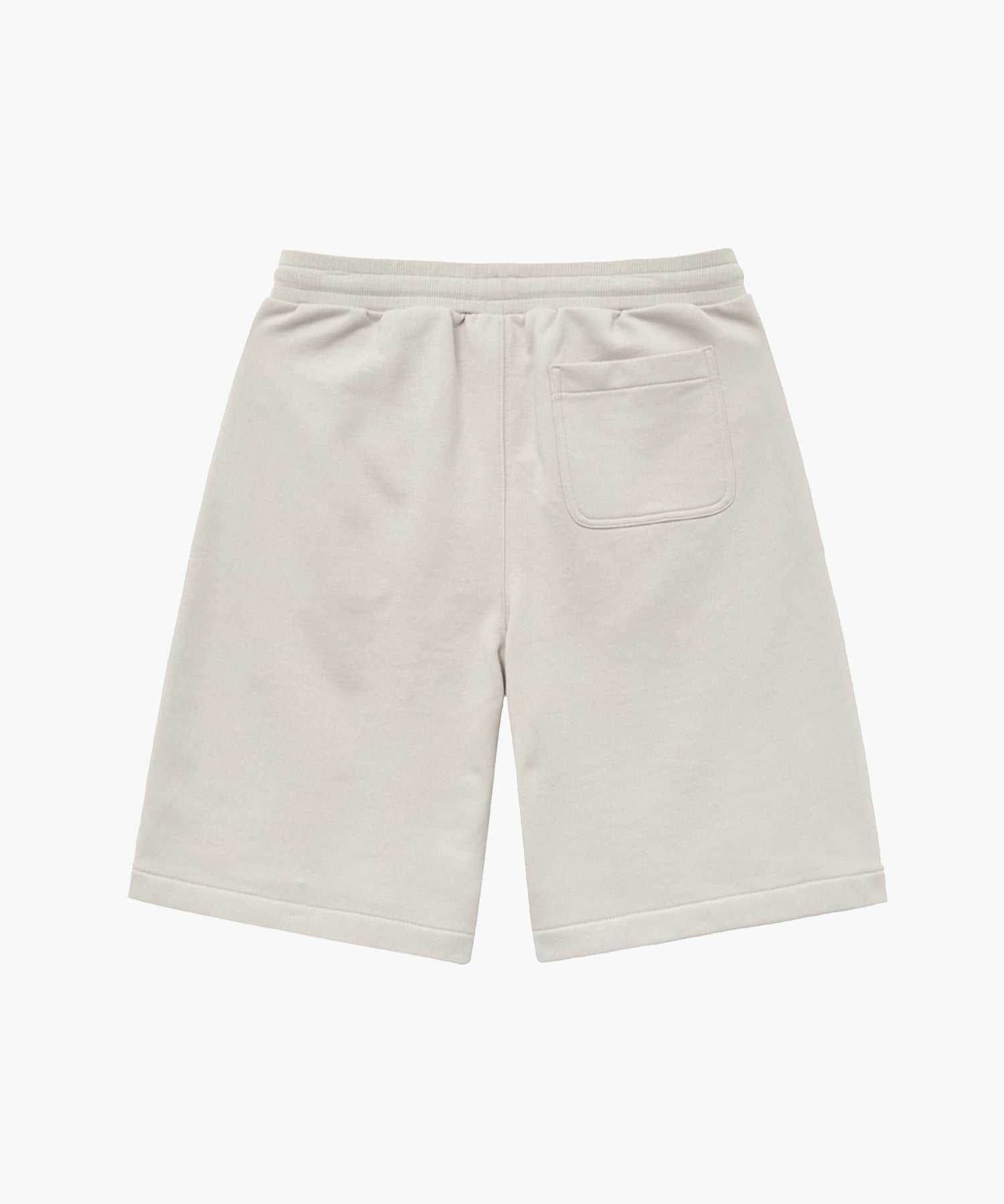 Marithe & Francois Girbaud - Leather Patch Sweat Half Pants (Beige) product image 2 | TRAB K-Fashion Australia