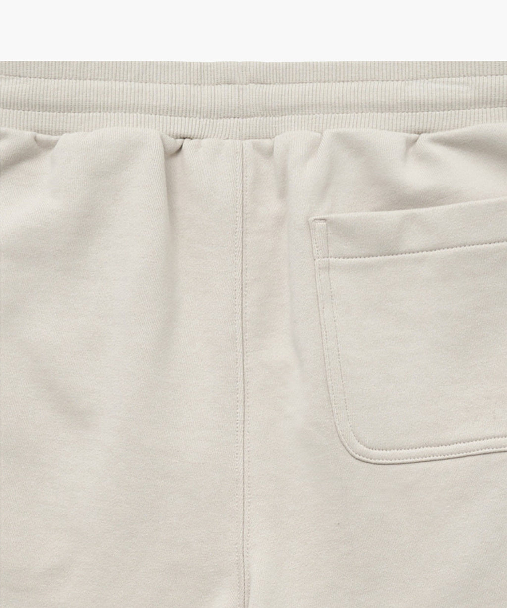 Marithe & Francois Girbaud - Leather Patch Sweat Half Pants (Beige) product image 4 | TRAB K-Fashion Australia