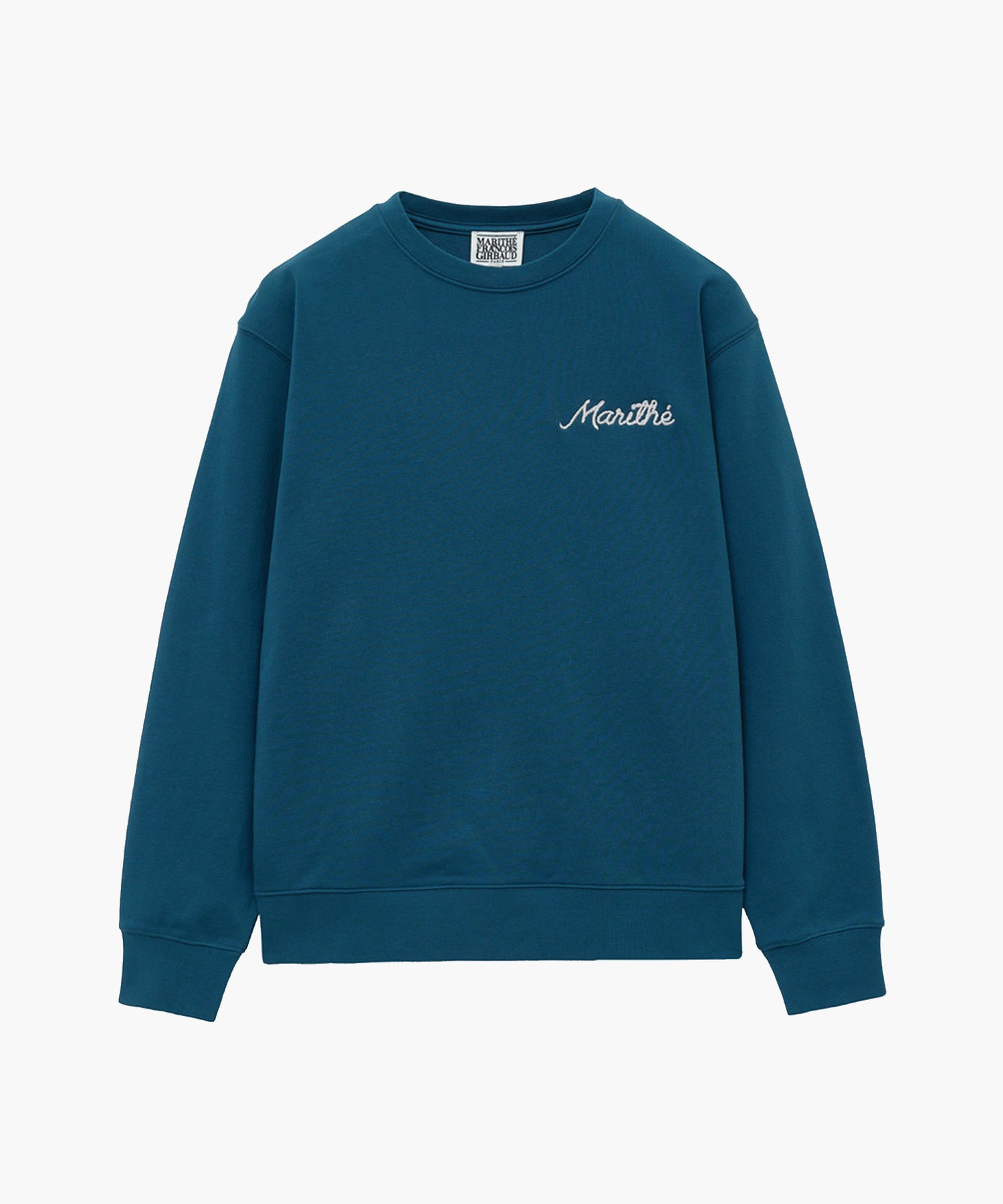 Marithe & Francois Girbaud - Rope Logo Sweatshirt (Ash Blue) product image 1 | TRAB K-Fashion Australia
