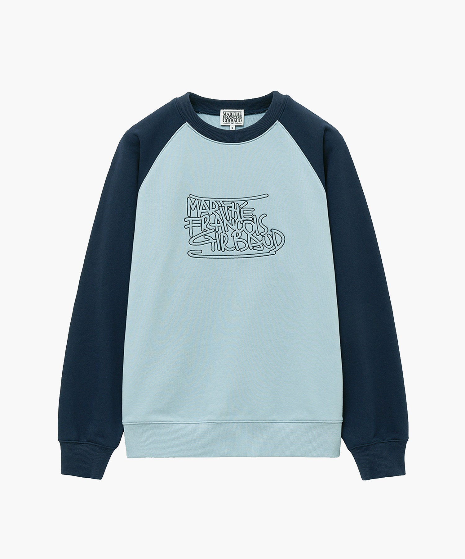 Marithe & Francois Girbaud - Graffiti Color Block Raglan Sweatshirt (Navy) product image 4 | TRAB K-Fashion Australia