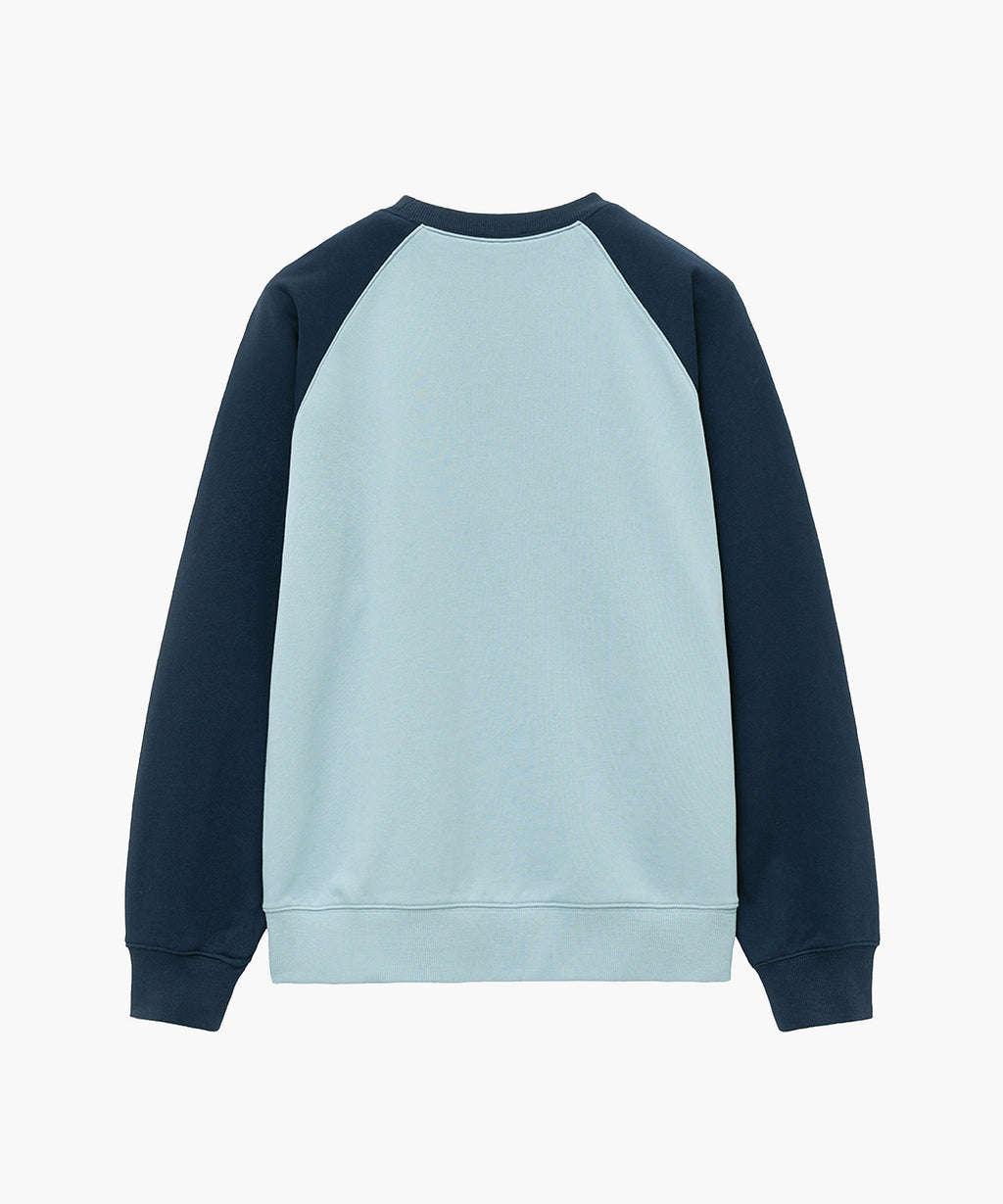 Marithe & Francois Girbaud - Graffiti Color Block Raglan Sweatshirt (Navy) product image 5 | TRAB K-Fashion Australia