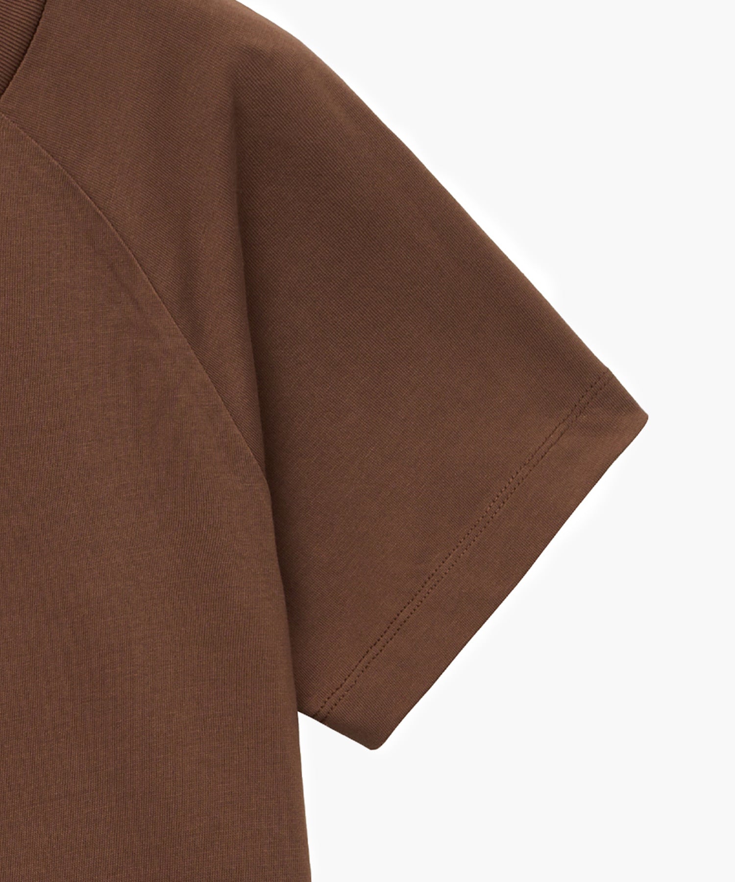 Marithe & Francois Girbaud - Lettering Logo Crop Tee (Brown) product image 4 | TRAB K-Fashion Australia