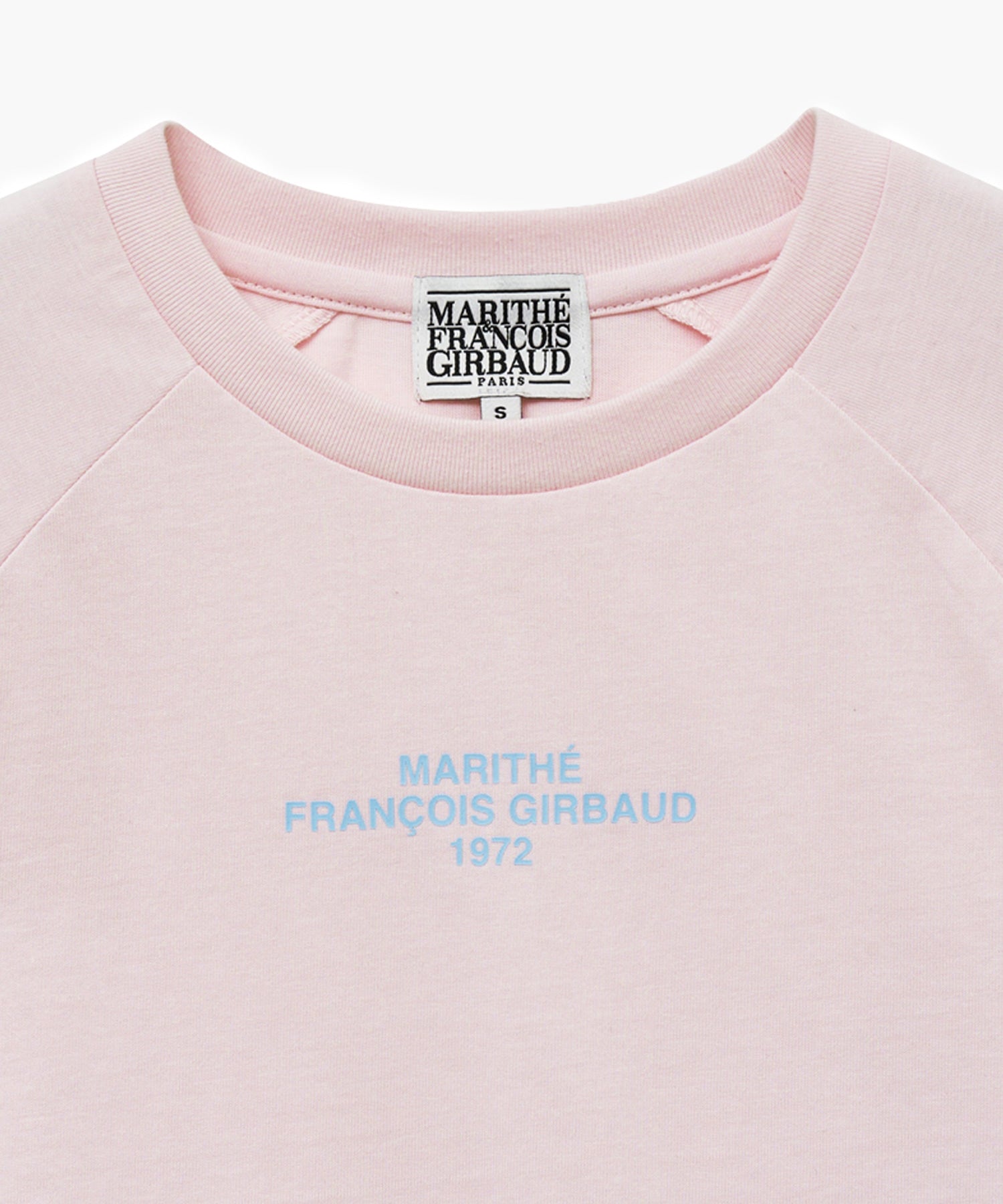 Marithe & Francois Girbaud - Lettering Logo Crop Tee (Light Pink) product image 6 | TRAB K-Fashion Australia