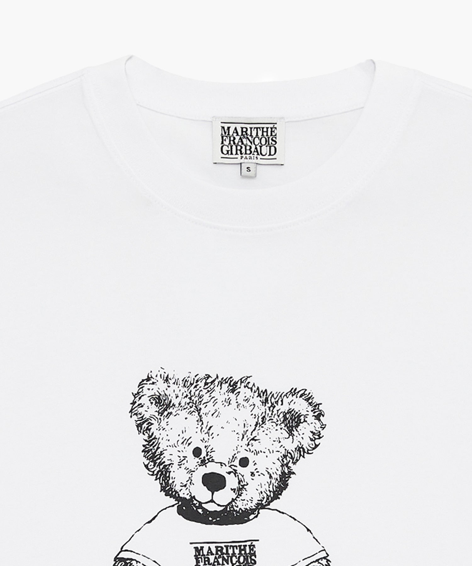 Marithe & Francois Girbaud - Doodle Bear Tee (White/Black) product image 6 | TRAB K-Fashion Australia