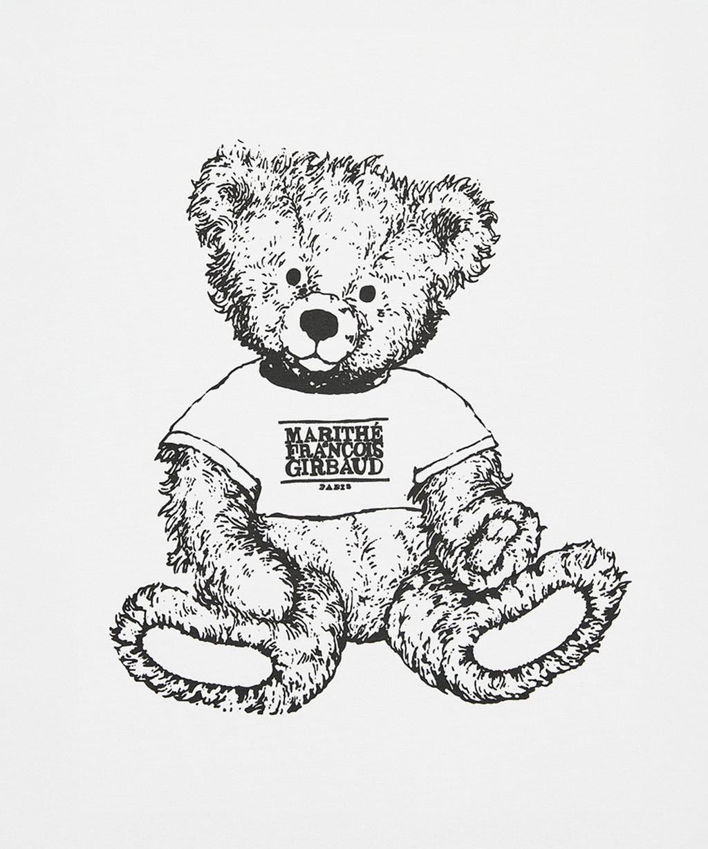 Marithe & Francois Girbaud - Doodle Bear Tee (White/Black) product image 8 | TRAB K-Fashion Australia