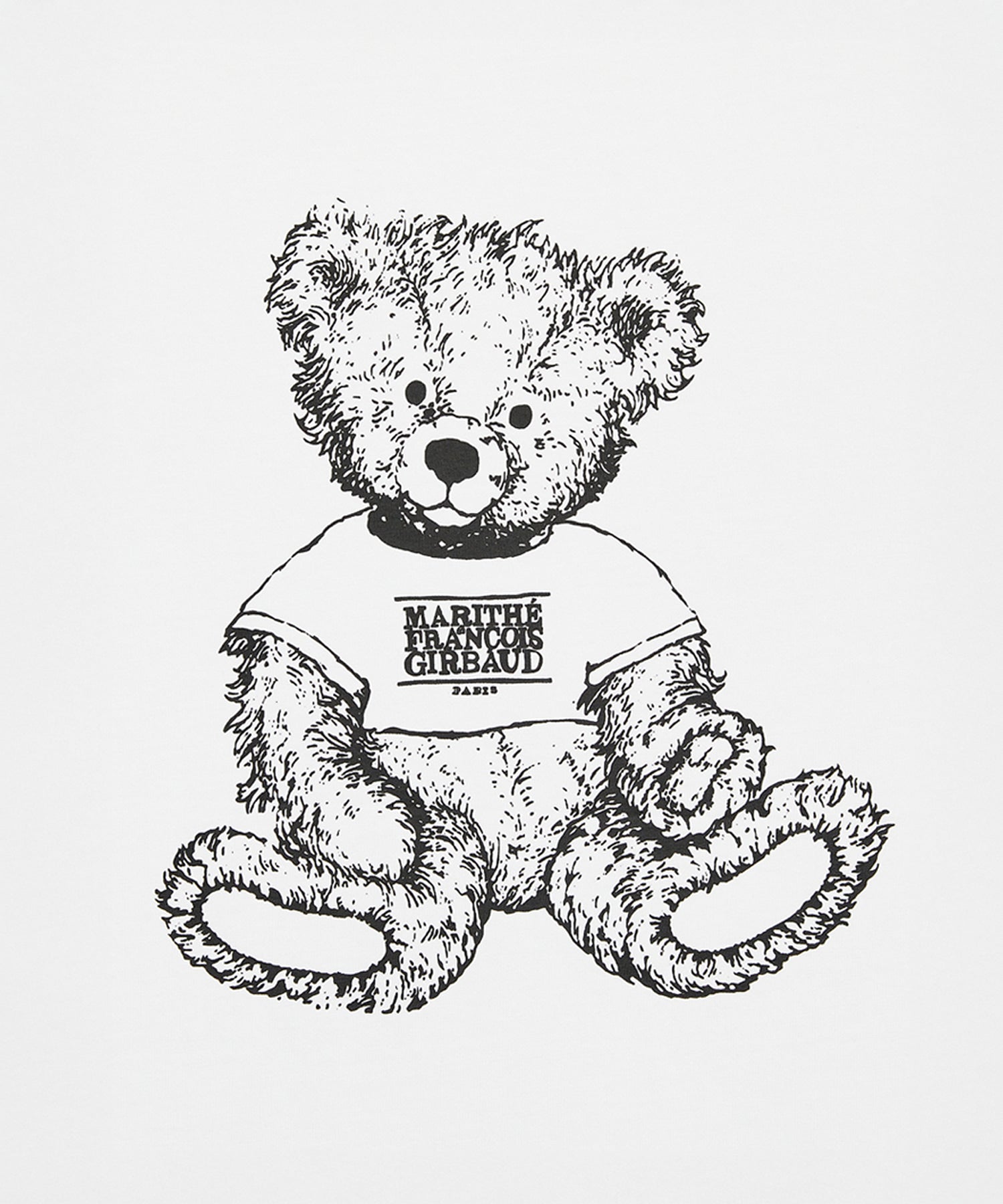 Marithe & Francois Girbaud - Doodle Bear Tee (White/Black) product image 8 | TRAB K-Fashion Australia