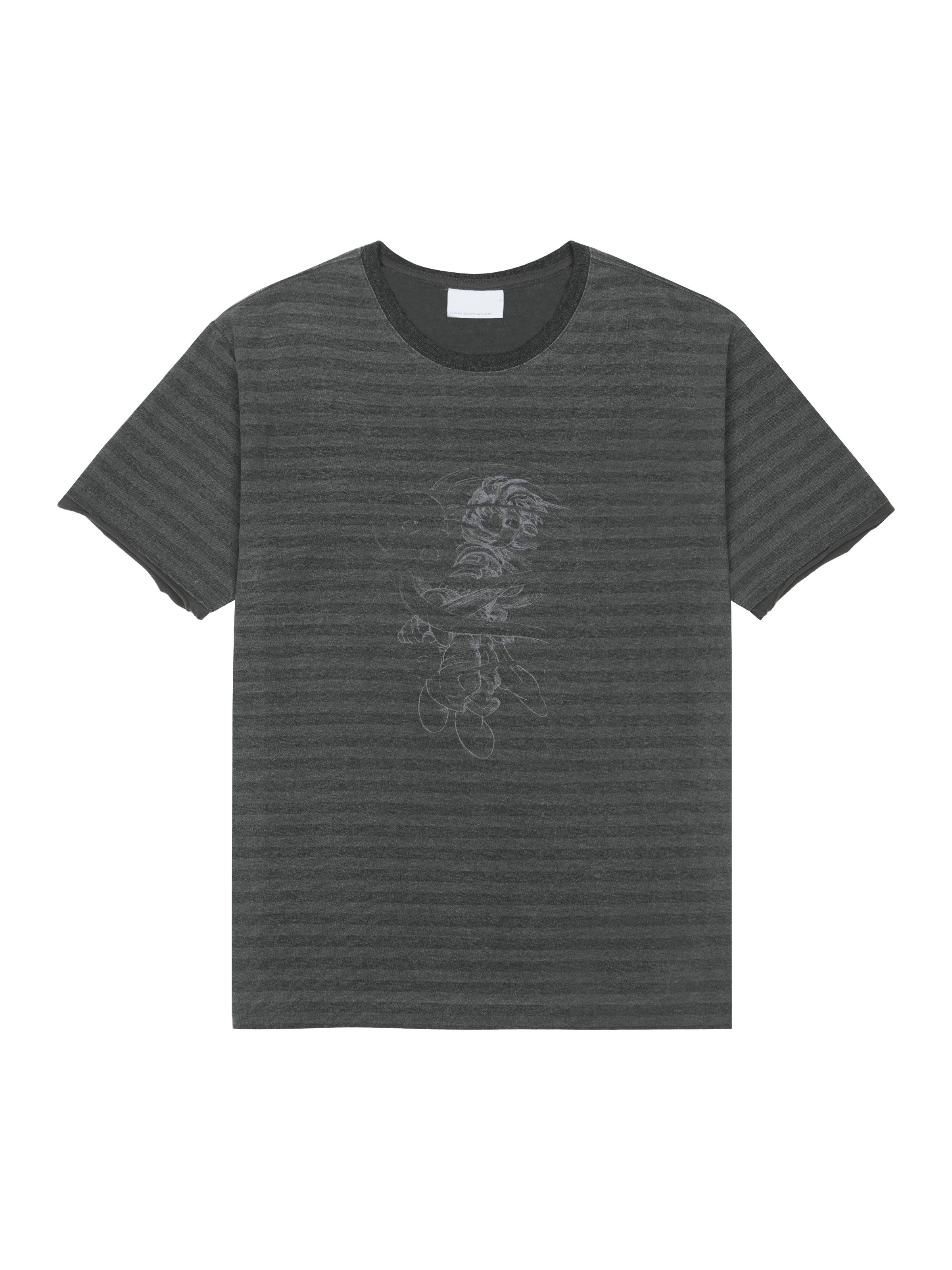 San San Gear - San San X Yuminha Storm T-Shirt (Charcoal) product image 1 | TRAB K-Fashion Australia