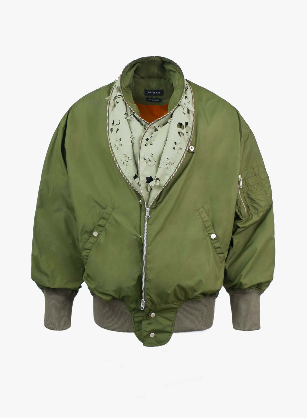 Juntae Kim - Laser-Slashed Bomber Jacket (OC1) product image 2 | TRAB K-Fashion Australia
