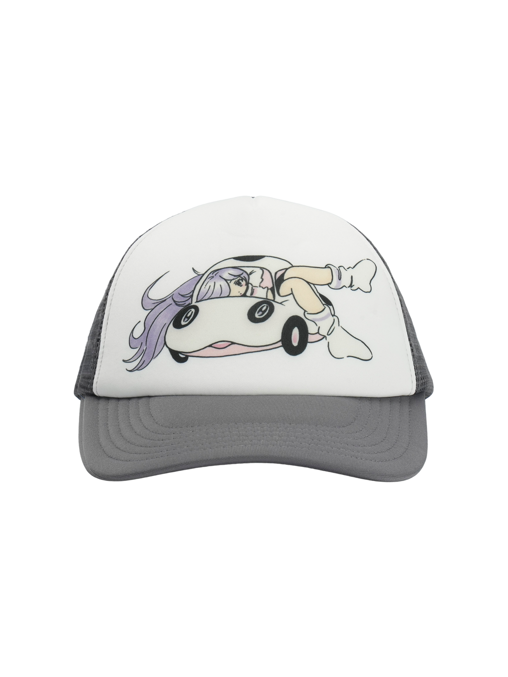 San San Gear - San San X Yuminha Mesh Cap (Grey) product image 1 | TRAB K-Fashion Australia