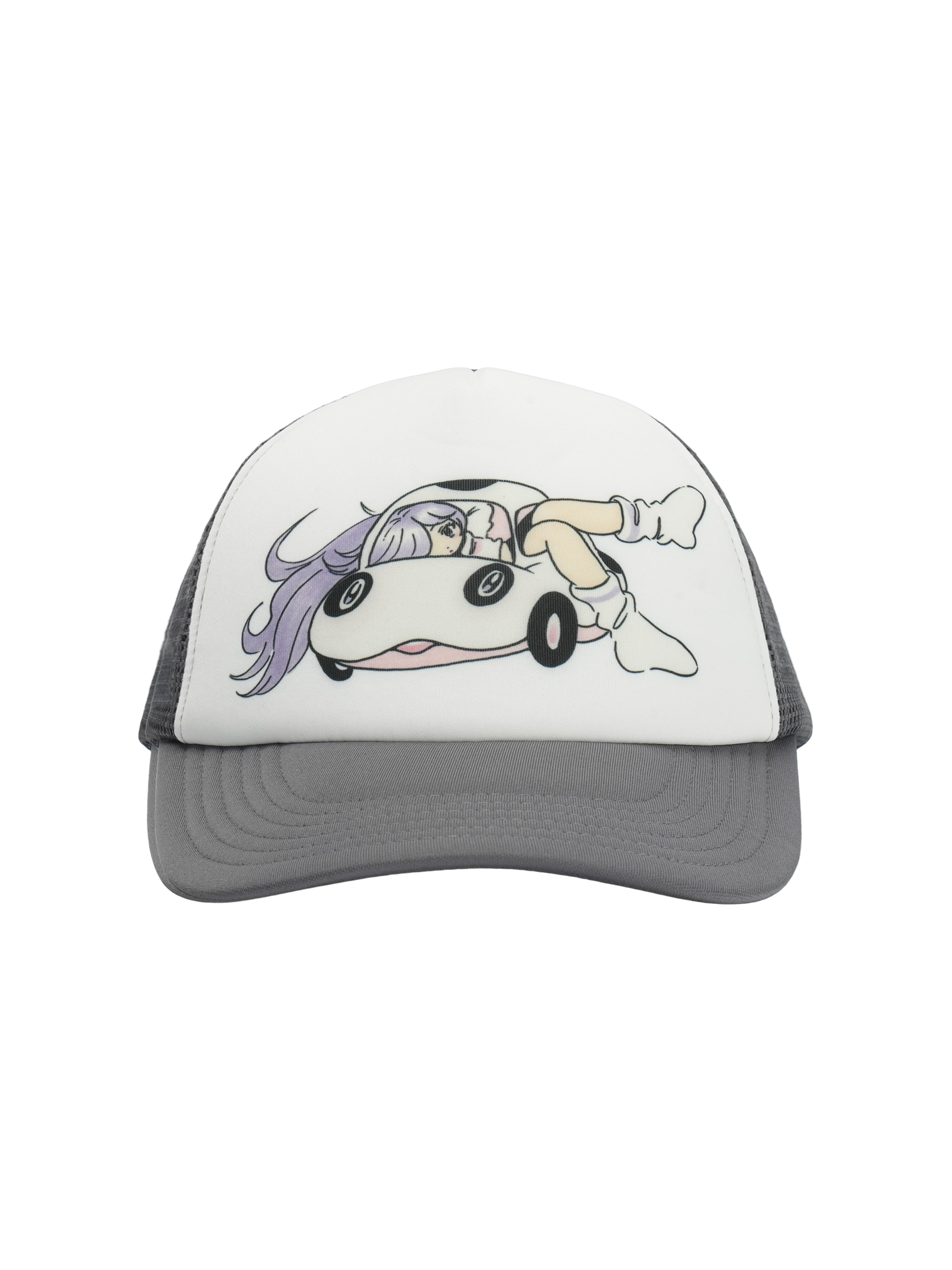 San San Gear - San San X Yuminha Mesh Cap (Grey) product image 1 | TRAB K-Fashion Australia