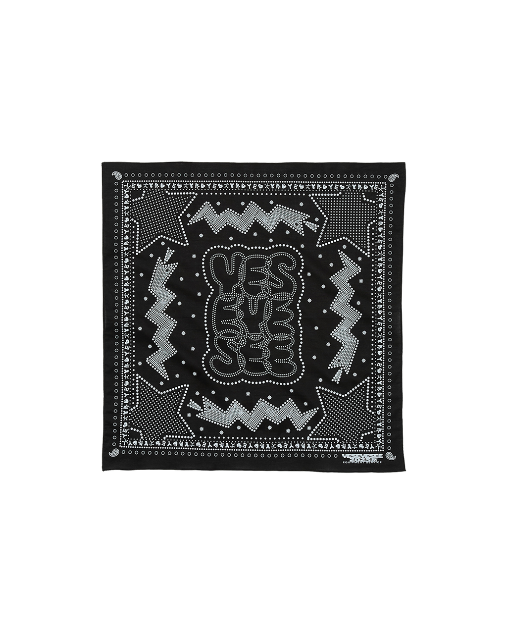 yeseyesee - C-Logo Bandana (Black) product image 1 | TRAB K-Fashion Australia