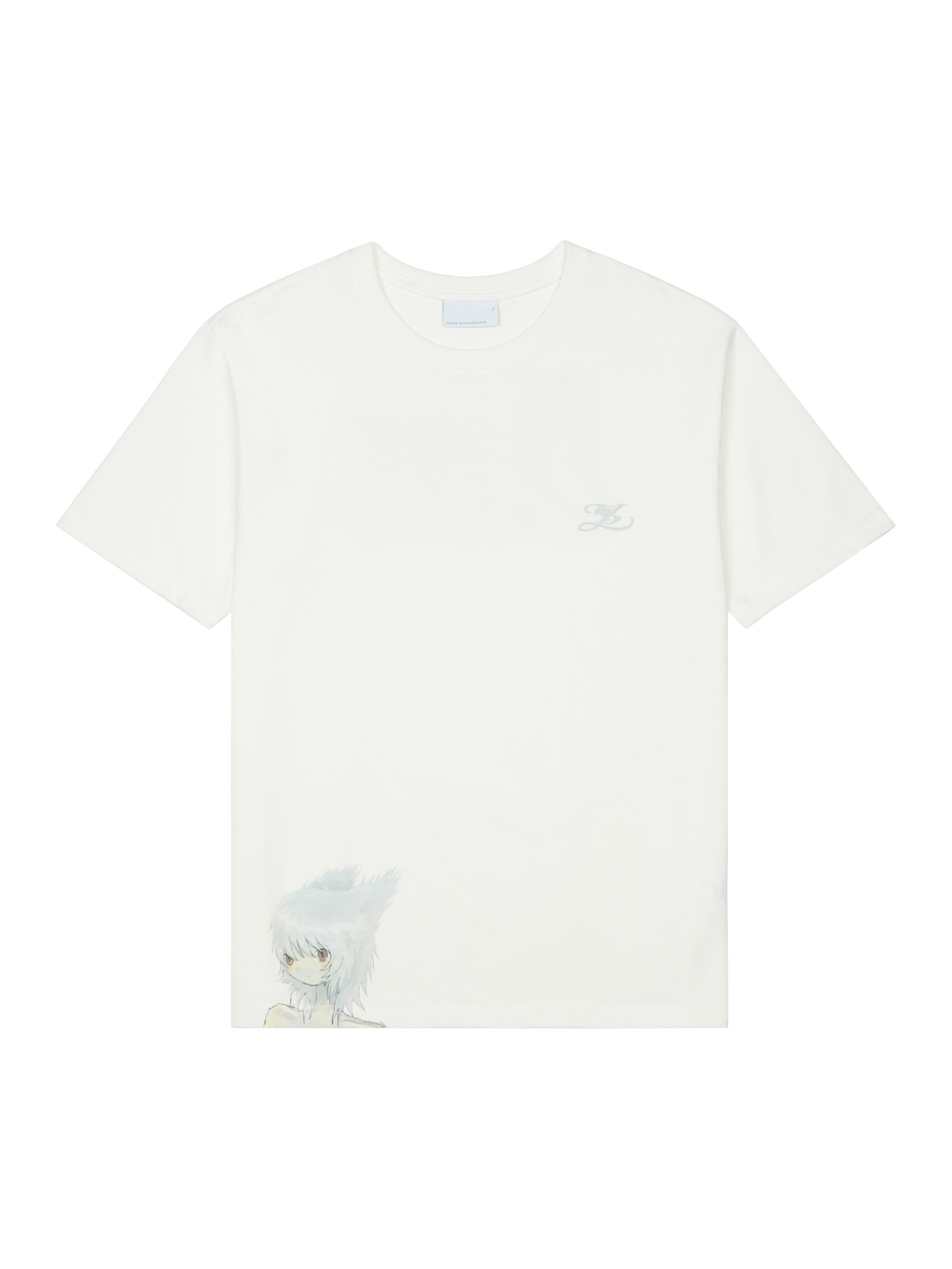 San San Gear - San San X Yuminha Piano T-Shirt (White) product image 1 | TRAB K-Fashion Australia