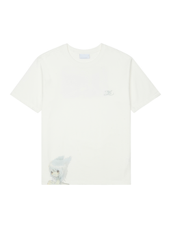 San San Gear - San San X Yuminha Piano T-Shirt (White) product image 1 | TRAB K-Fashion Australia