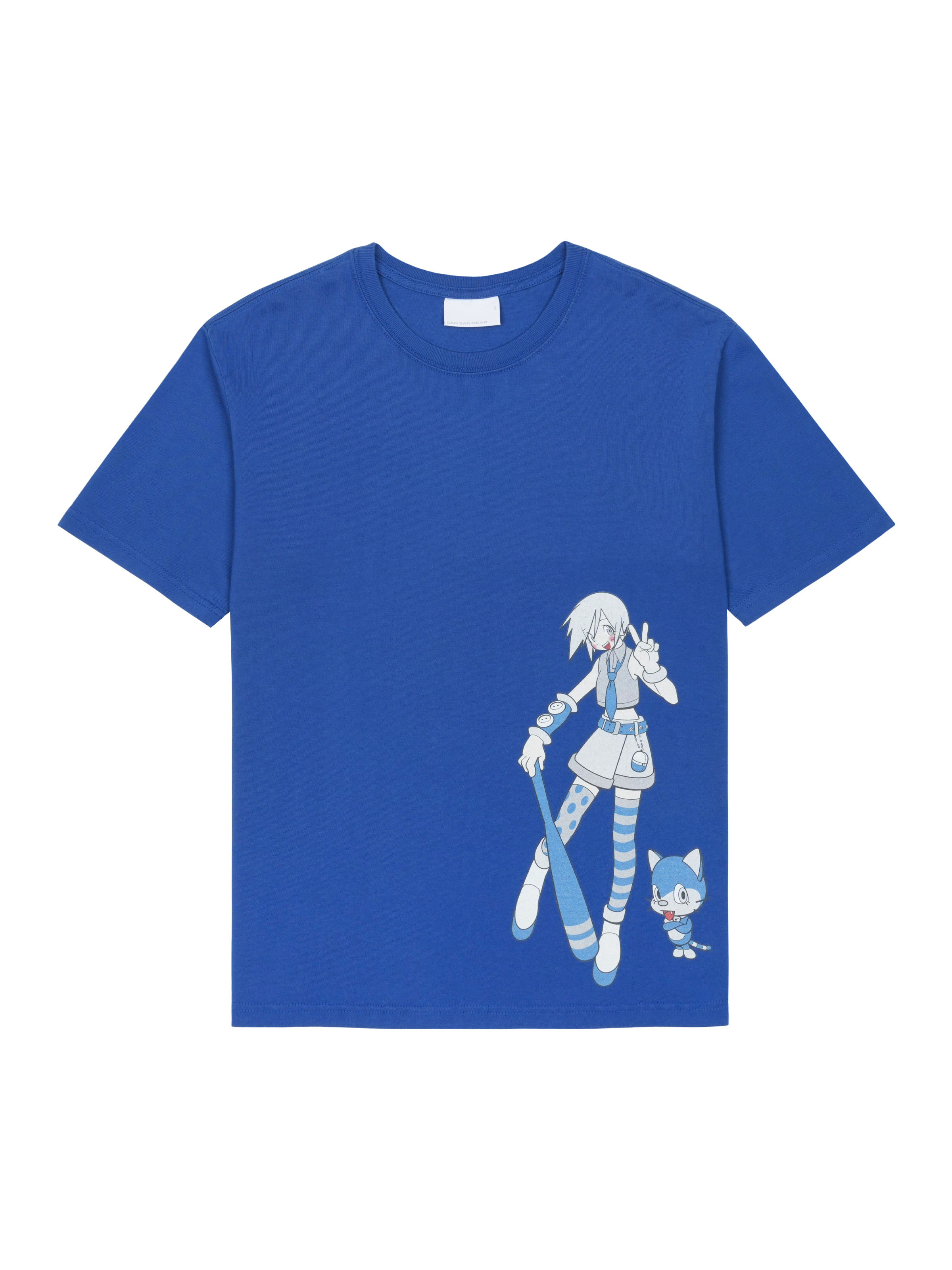 San San Gear - San San X Yuminha Trainer T-Shirt (Blue) product image 1 | TRAB K-Fashion Australia