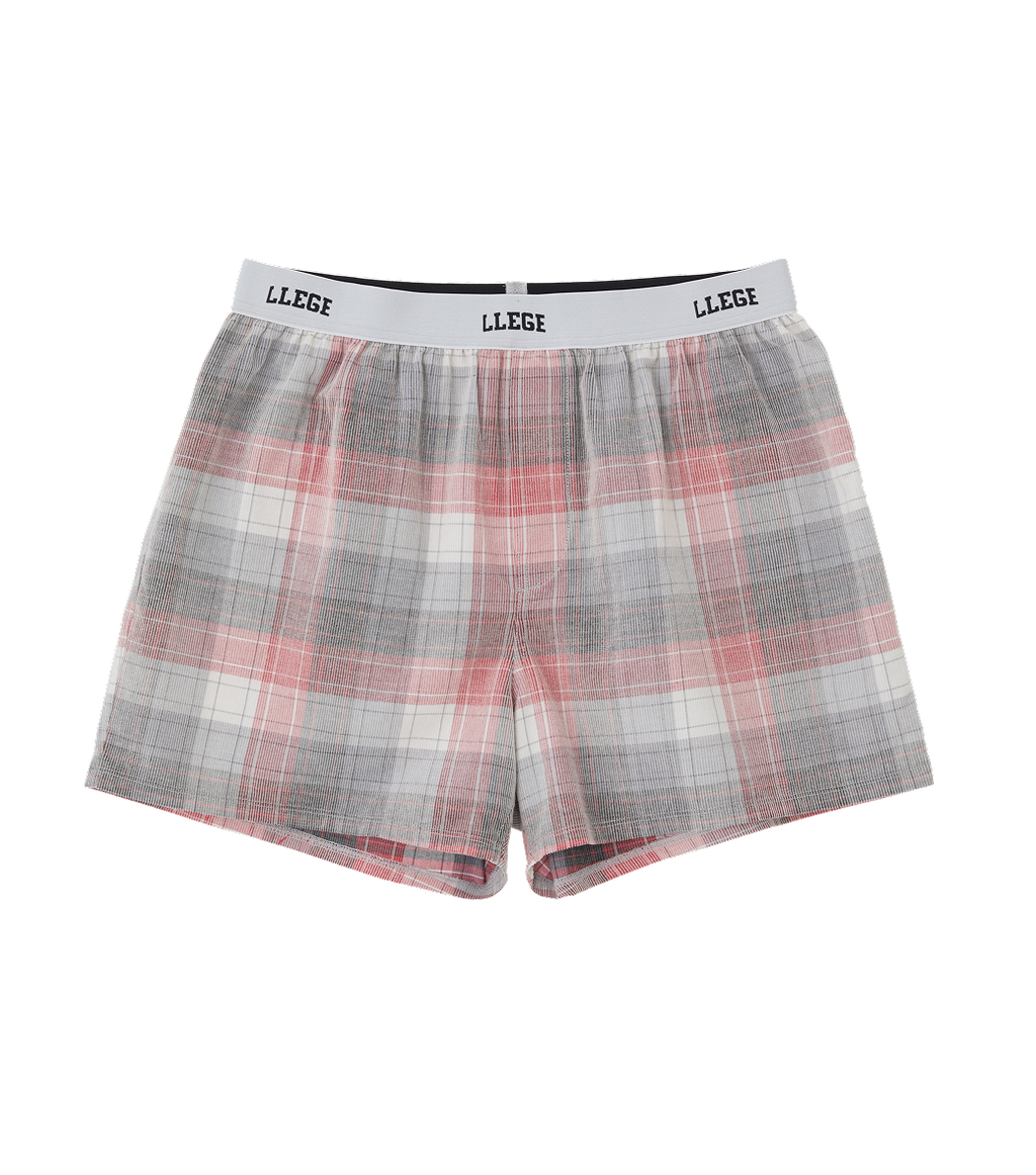 Llege - Faded Check Boxer Pants (Pink) product image 1 | TRAB K-Fashion Australia