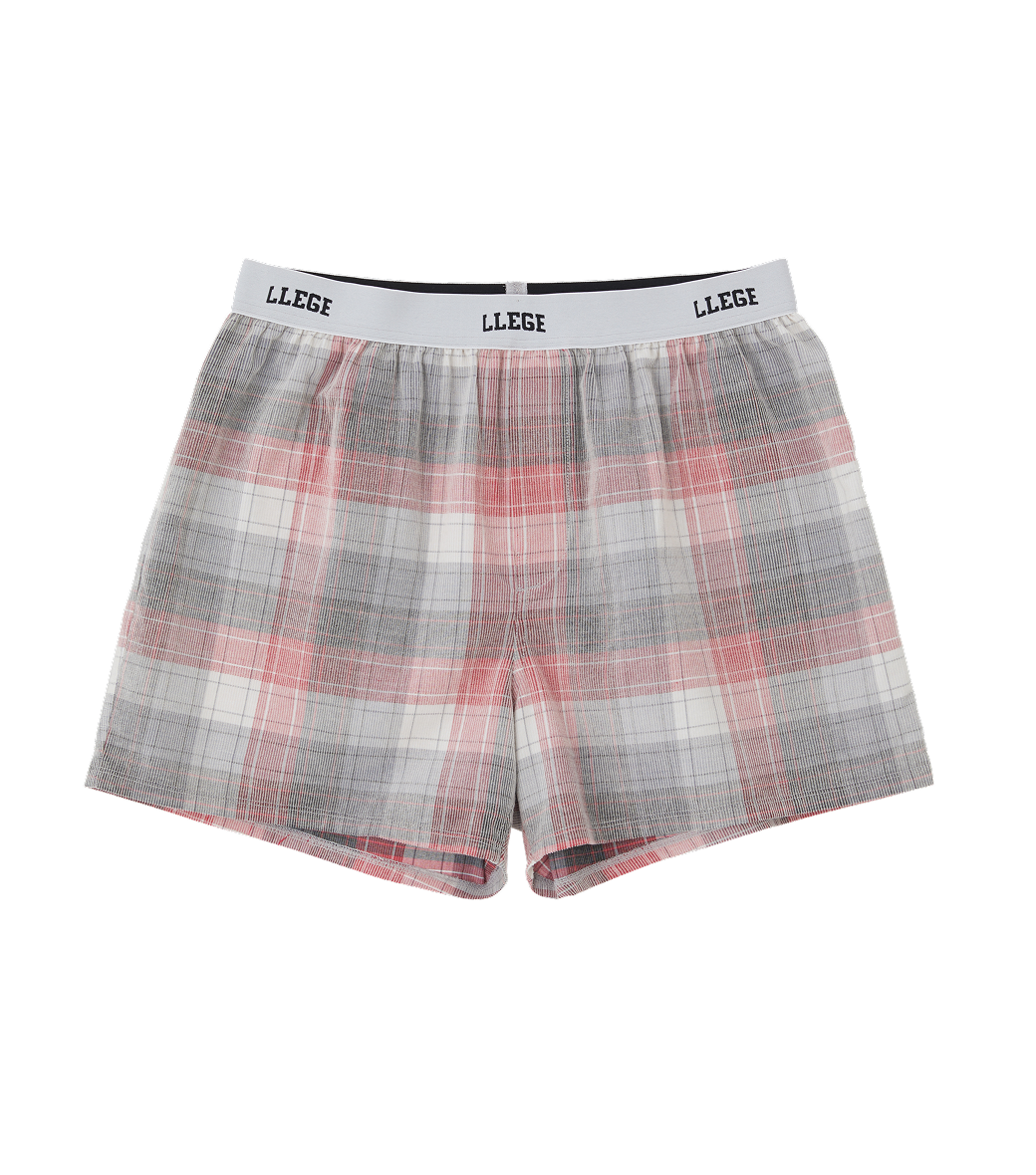 Llege - Faded Check Boxer Pants (Pink) product image 1 | TRAB K-Fashion Australia