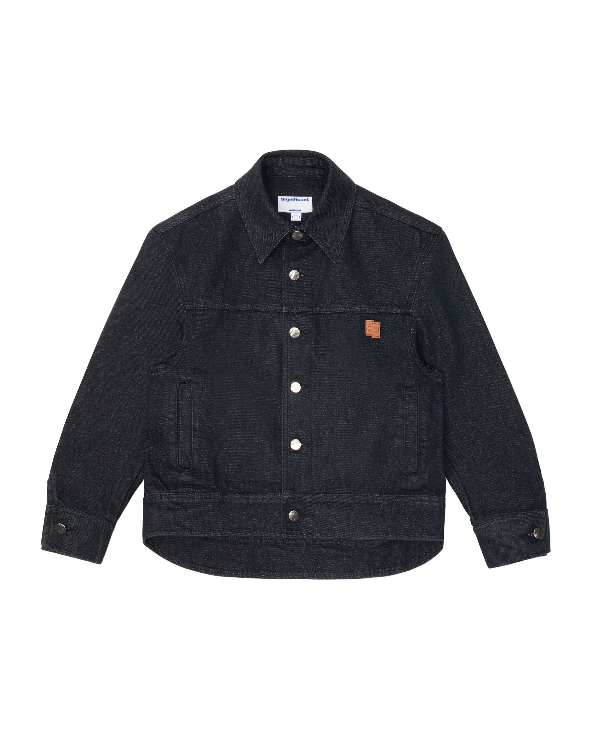 Ader Error - Sig; SV Tag Trucker jacket 01 (Noir) product image 18 | TRAB K-Fashion Australia