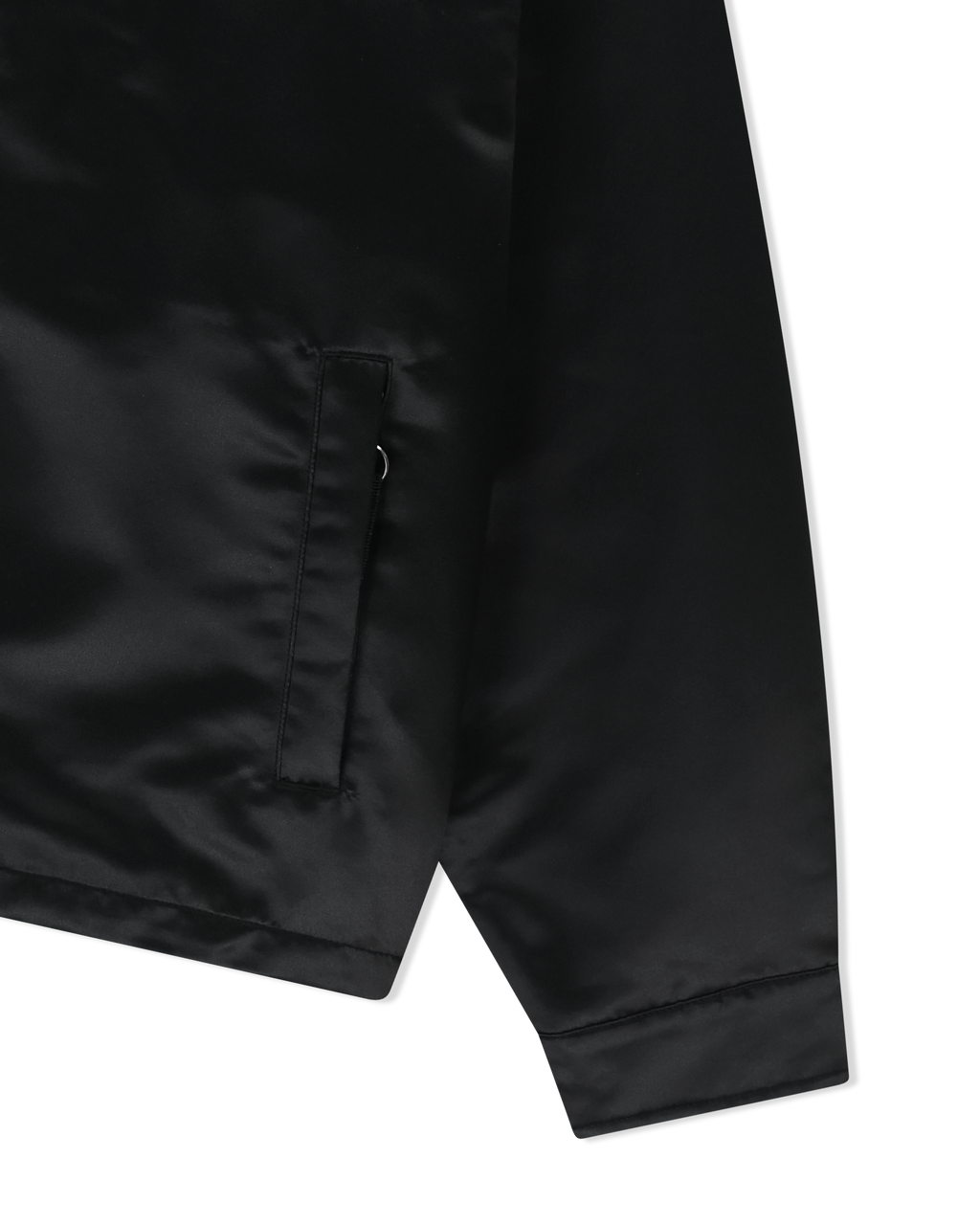yeseyesee - Chain Stitch Logo Coach Jacket (Black) product image 6 | TRAB K-Fashion Australia