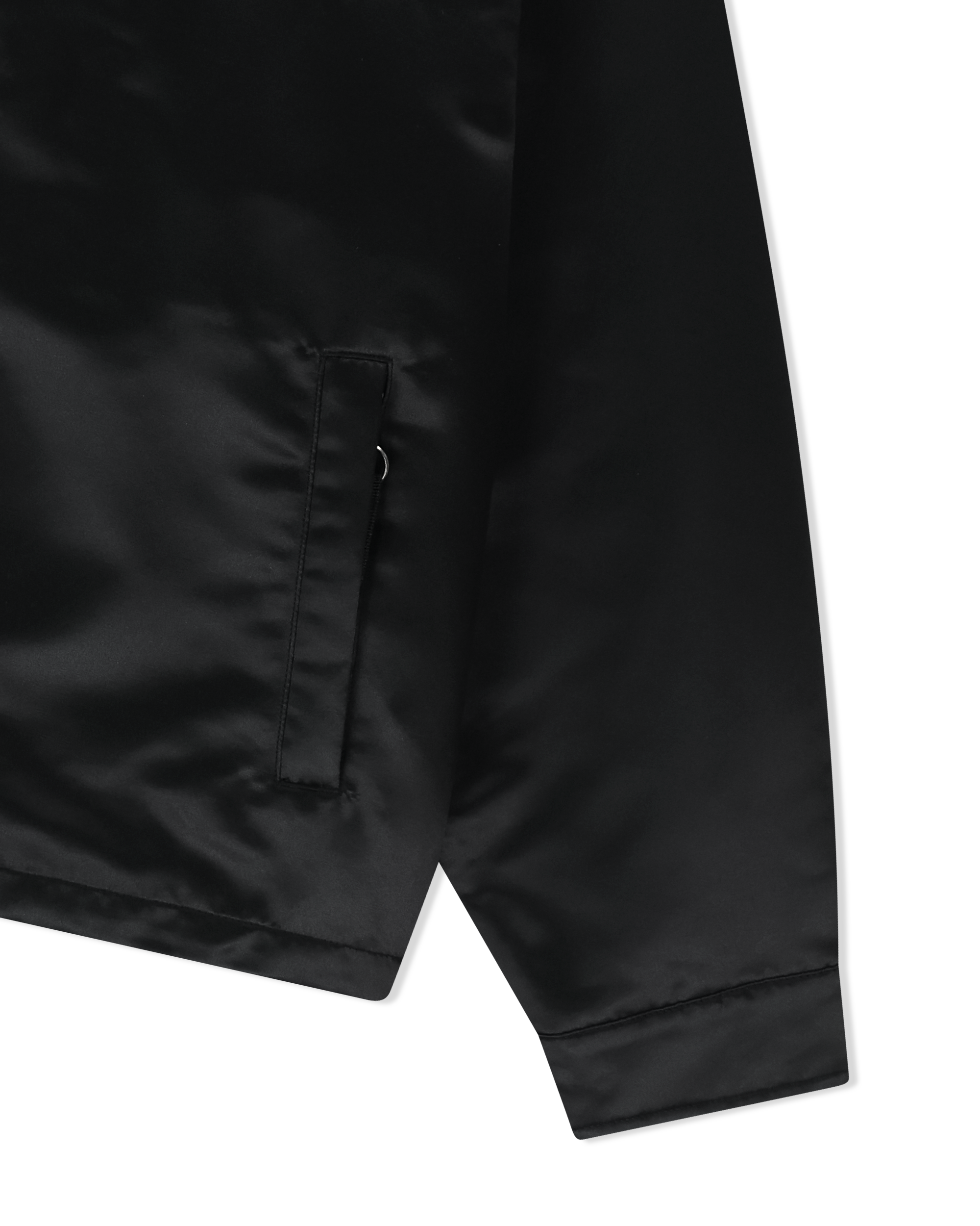 yeseyesee - Chain Stitch Logo Coach Jacket (Black) product image 6 | TRAB K-Fashion Australia